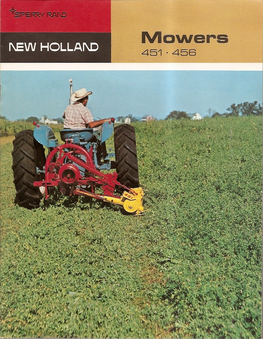 Farm Equipment Brochure – New Holland – 451 456 – Mower – c1970 (F2770)