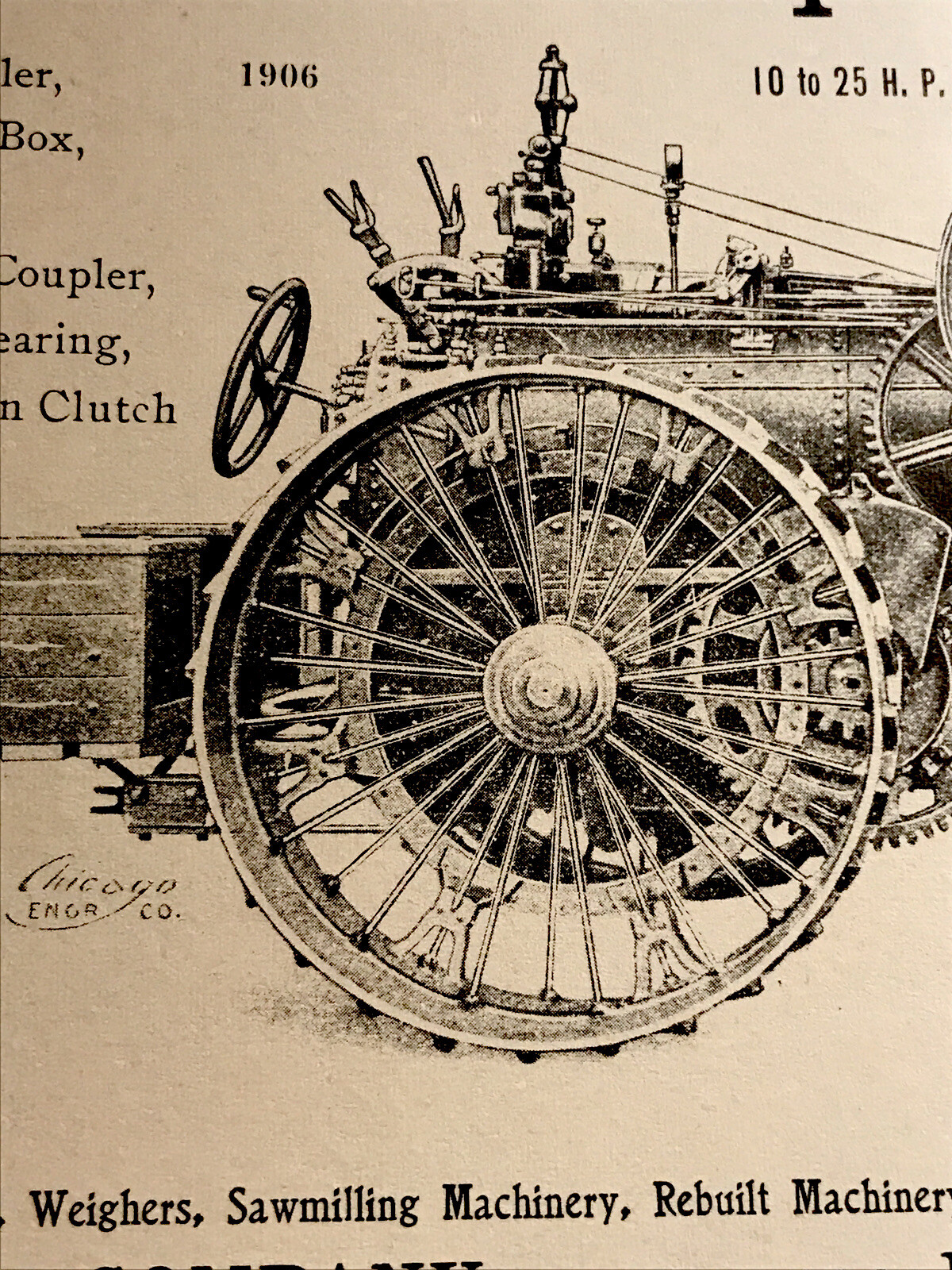 1906 Robinson Traction Engine Farm Implements Advertising – Richmond – Indiana
