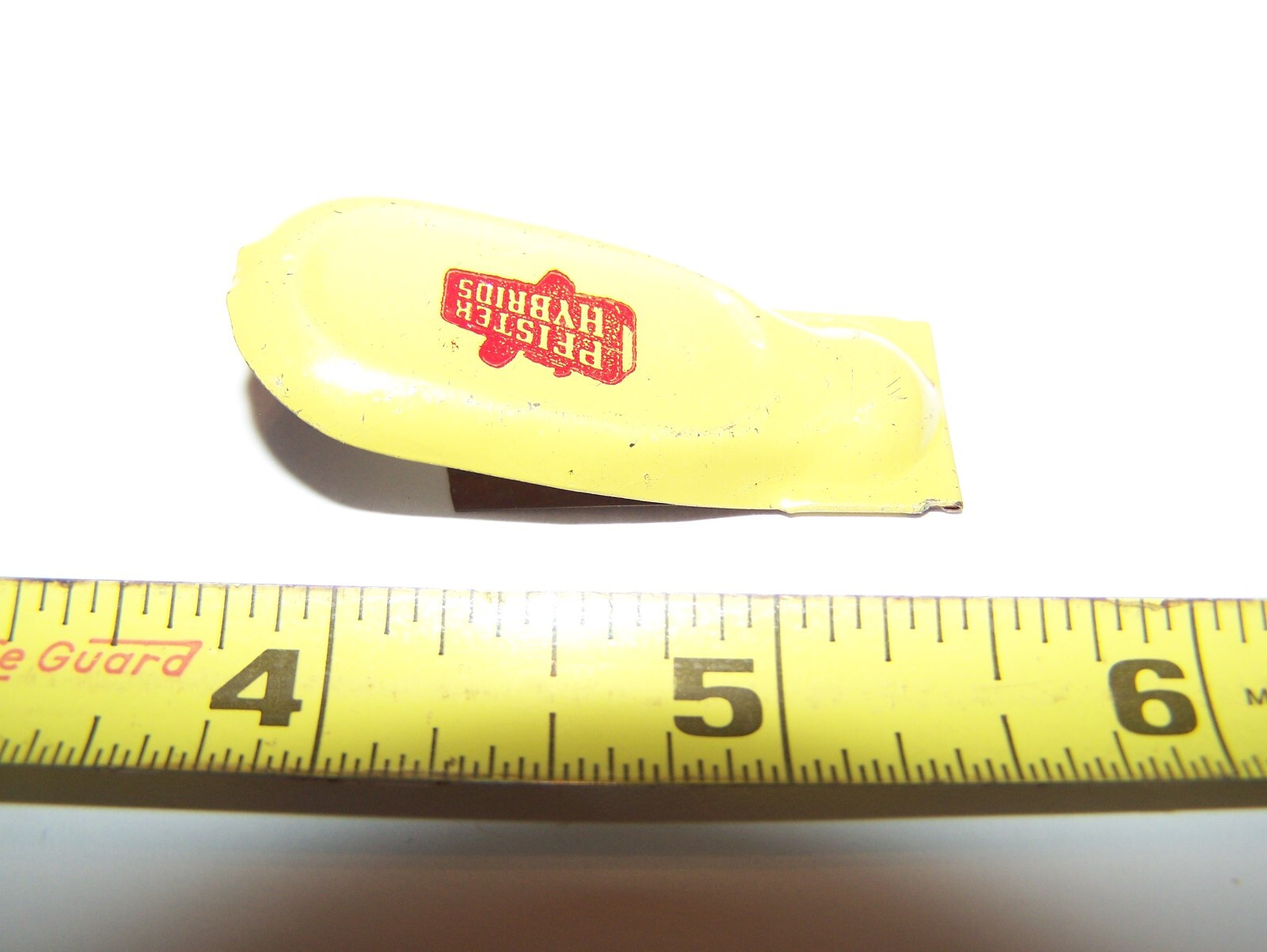 PFISTER HYBRIDS Seed Corn Metal Clicker Chirper Dealer Giveaway Farm NOS NICE!