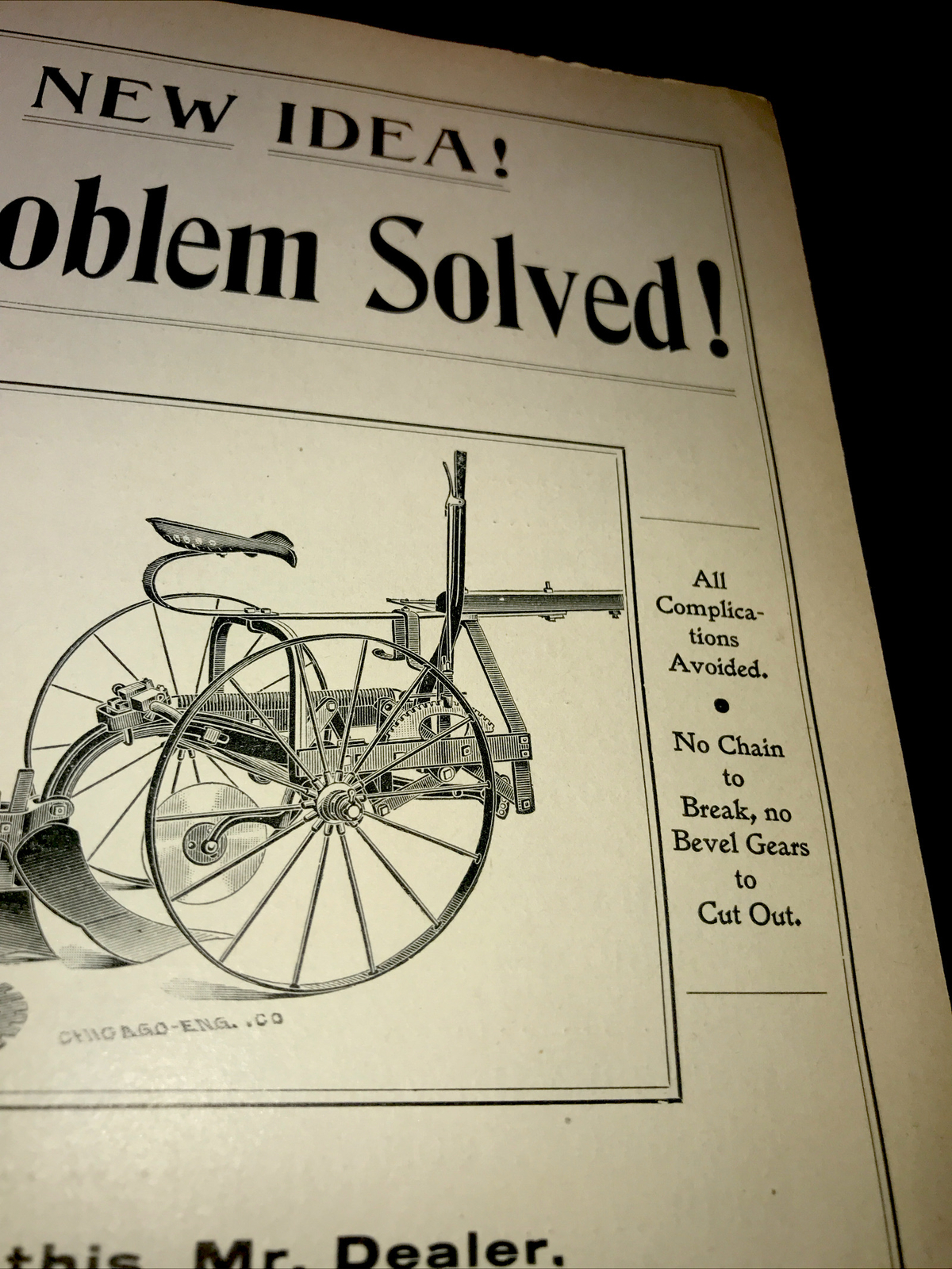 1898 New Idea Farm Advertising – Kansas City – Missouri