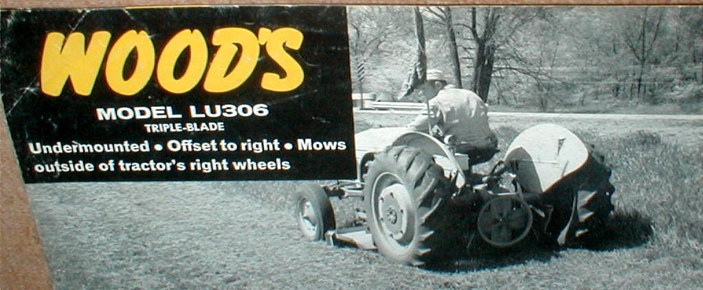 Wood&rsquo;s Brothers LU306 Rotary Mower Undermounted Tractor 4 Page Dealer Brochure