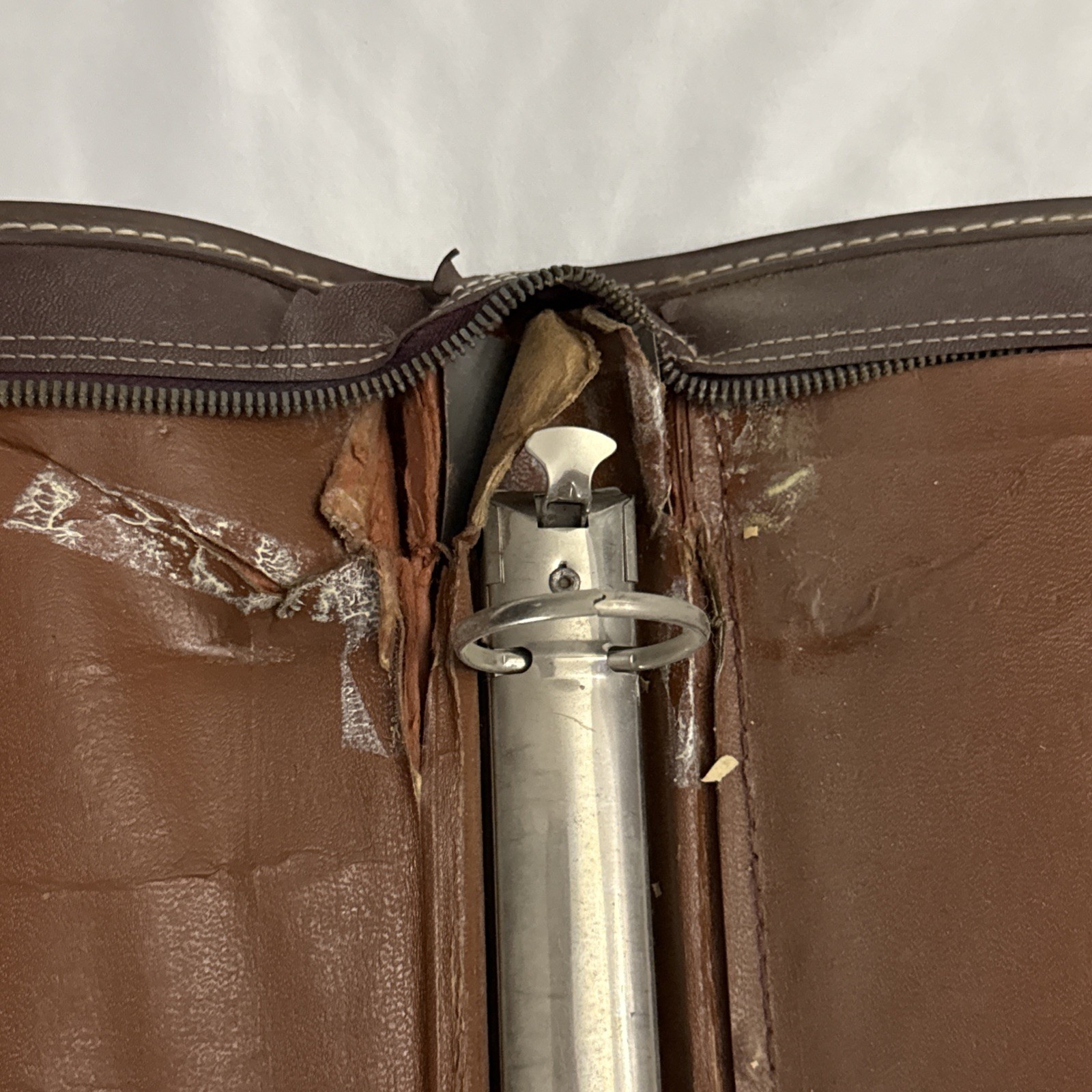 True Vintage Ringfolio National antique Leather secretary Business Binder USA