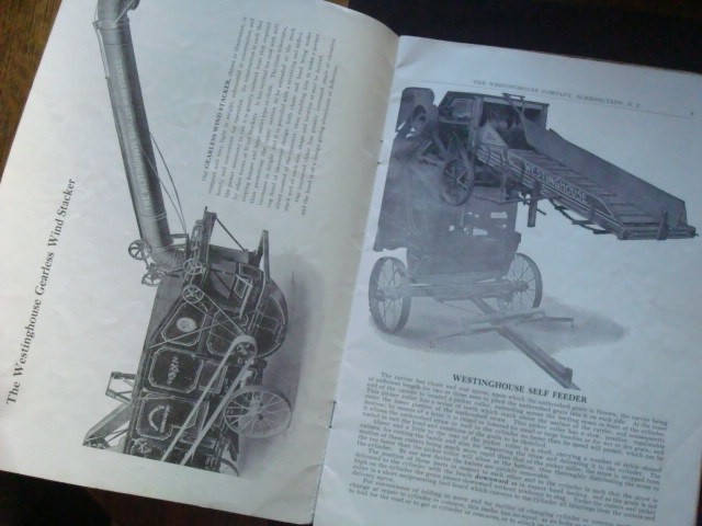 Threshing Machinery 81st Year Catalog 1916 Schenectady NY Westinghouse Rare