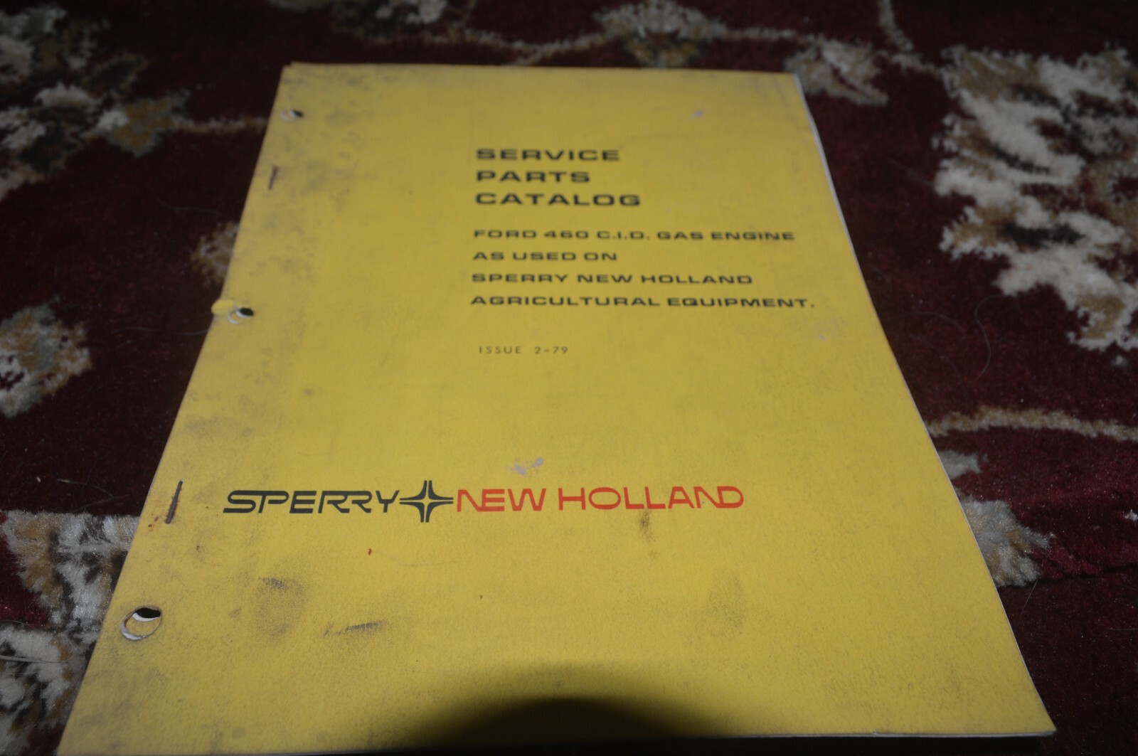 New Holland 460 C.I.D. Ford Engine Parts Book Manual BASE