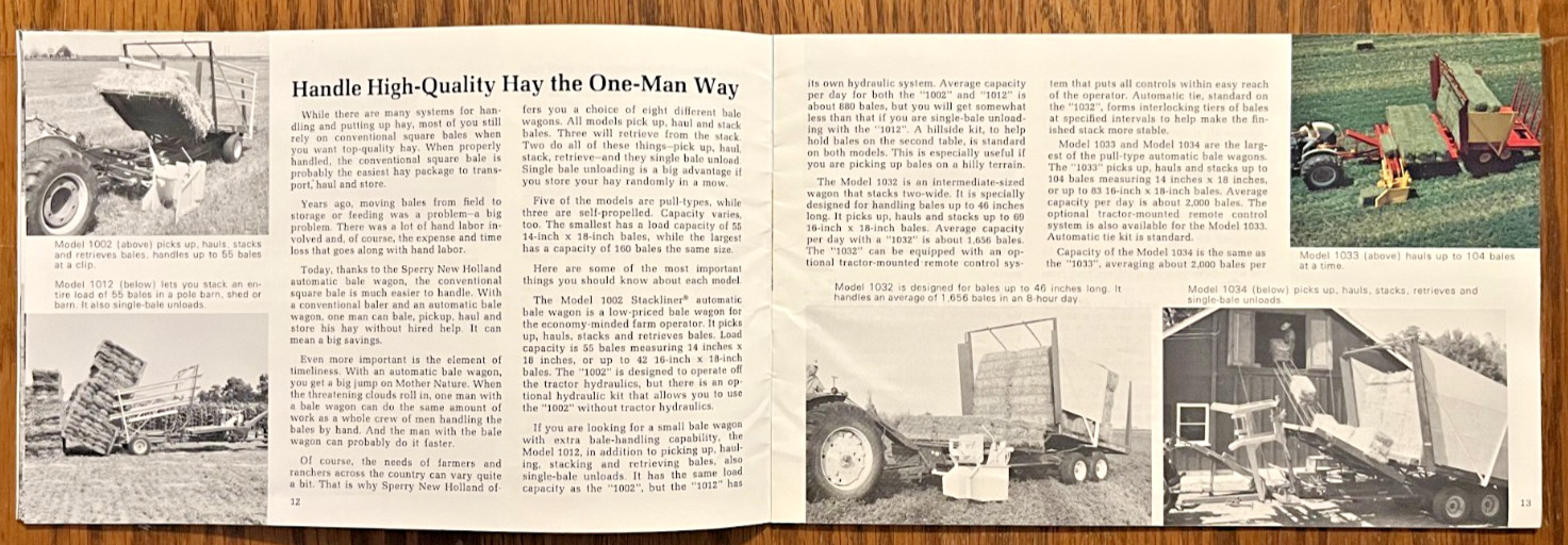 New Holland Equipment 1975 Buyers Guide vol 21 no 8
