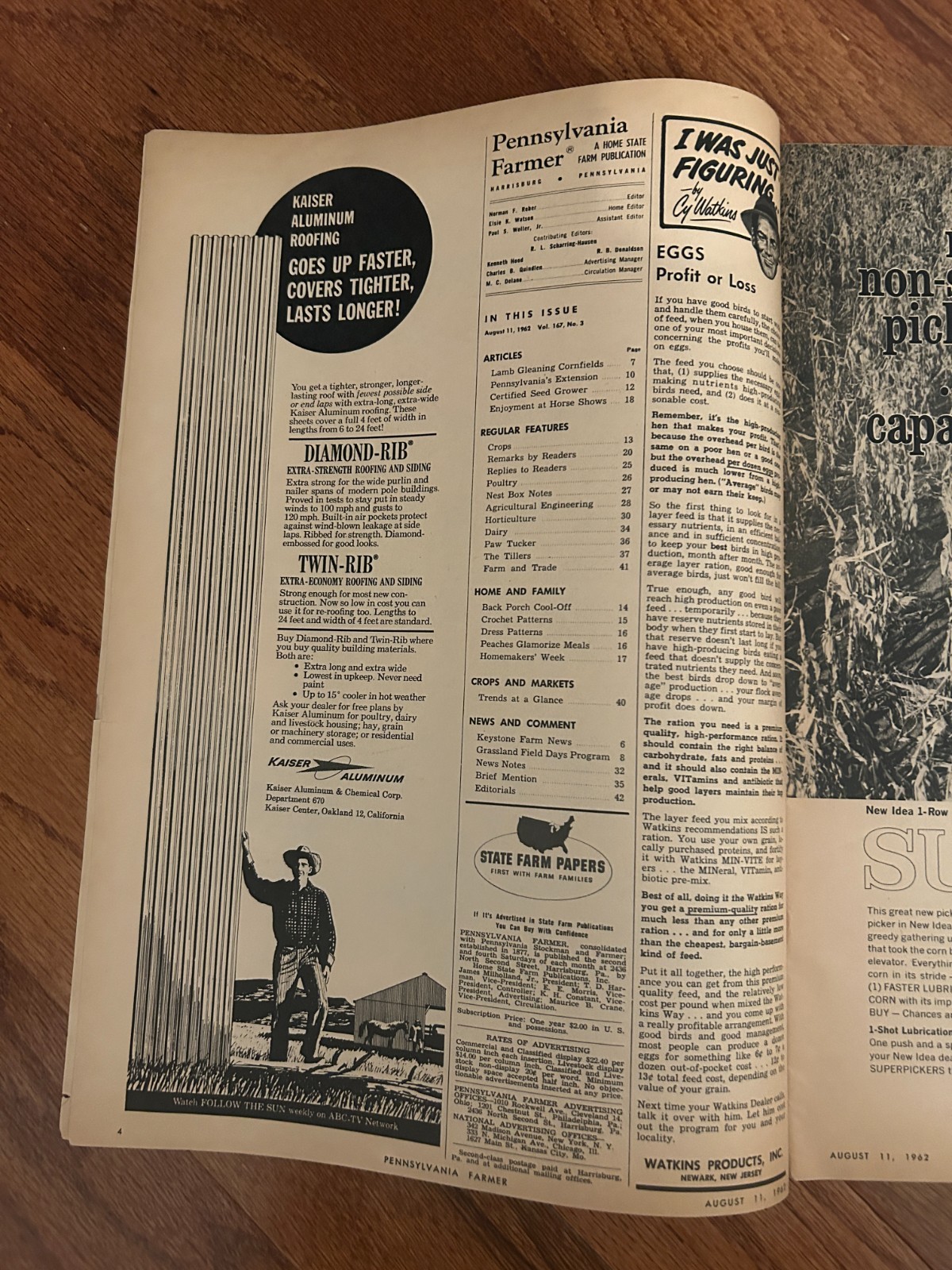 (5) Vintage {1962-1963} « PENNSYLVANIA FARMER » {Harrisburg} Magazine Lot, RARE!