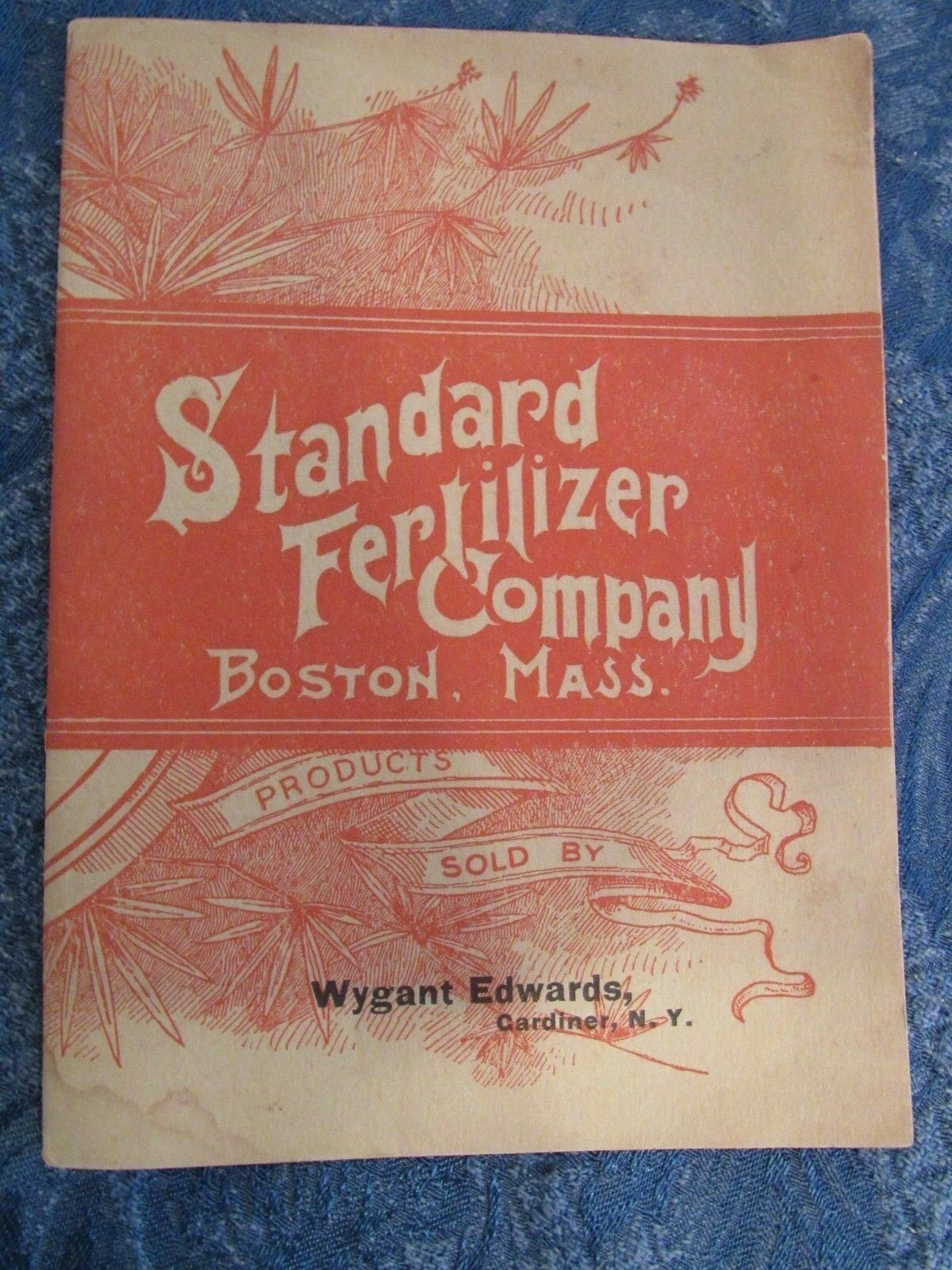 1897 Advertising Booklet Standard Fertilizer Co Boston & Mid Century Planting