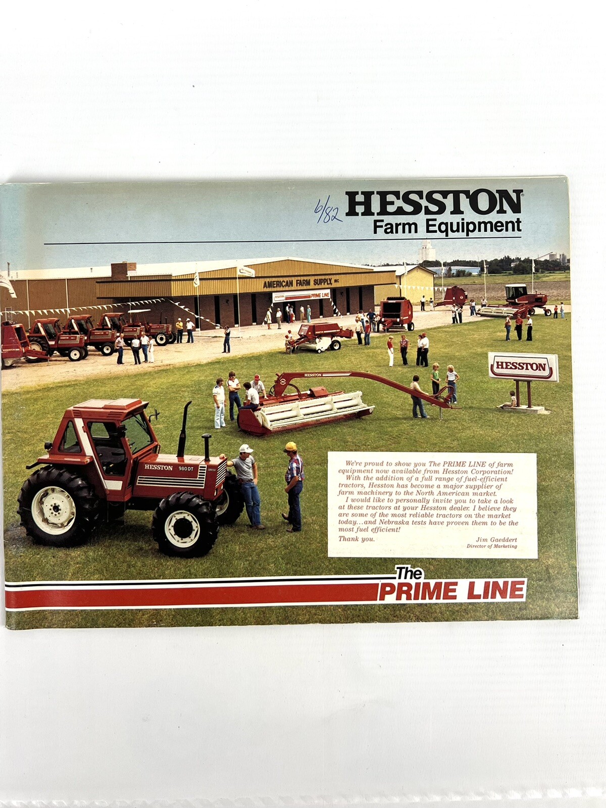 VINTAGE 1981 HESSTON TRACTOR & EQUIPMENT BROCHURE BUYERS GUIDE FARM CATALOG
