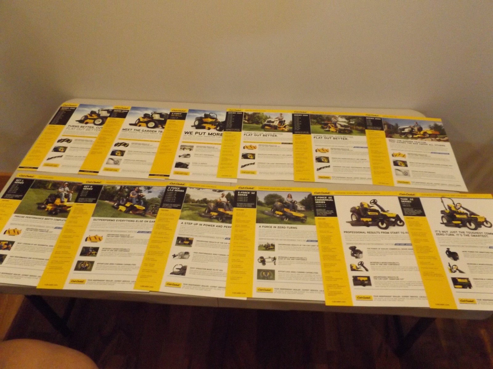 11-pc. CUB CADET GARDEN TRACTORS RIDERS, 2012-2014