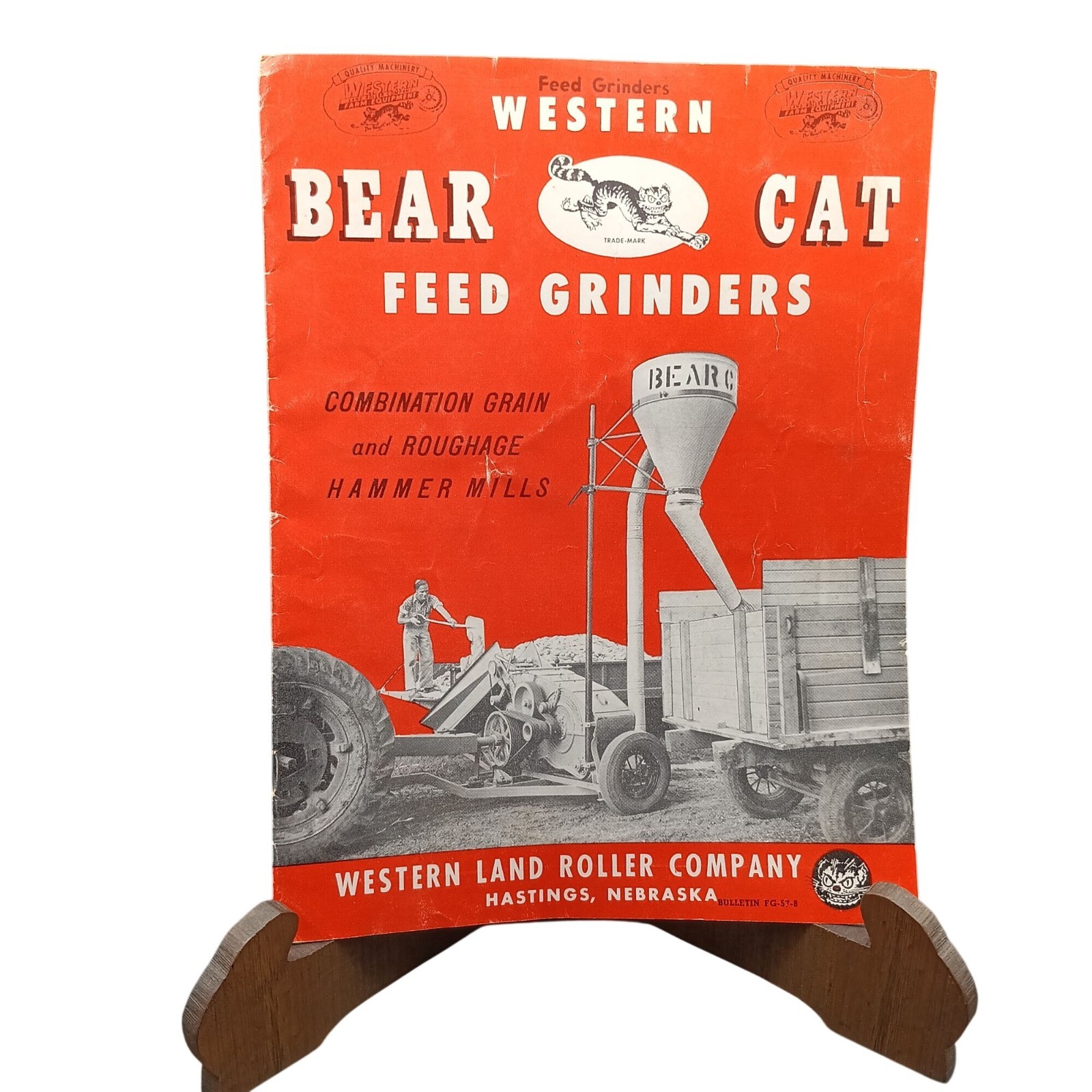 Western Bear Cat Feed Grinders Vintage Agricultural Machinery Catalog Hastings
