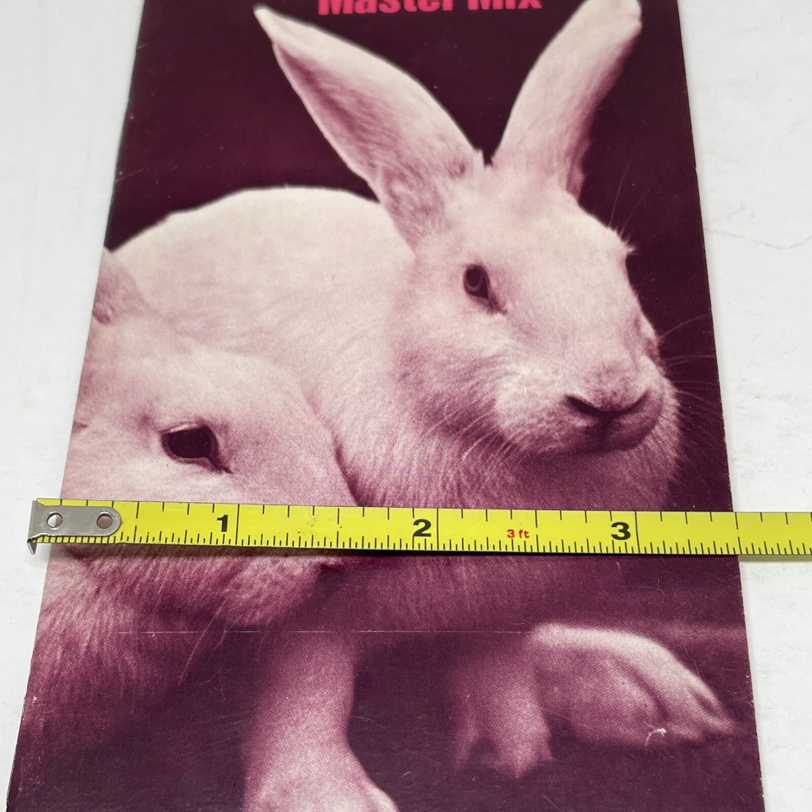 Rabbit Raising Manual Master Mix Vintage Catalog Brochure Outdoor Raised