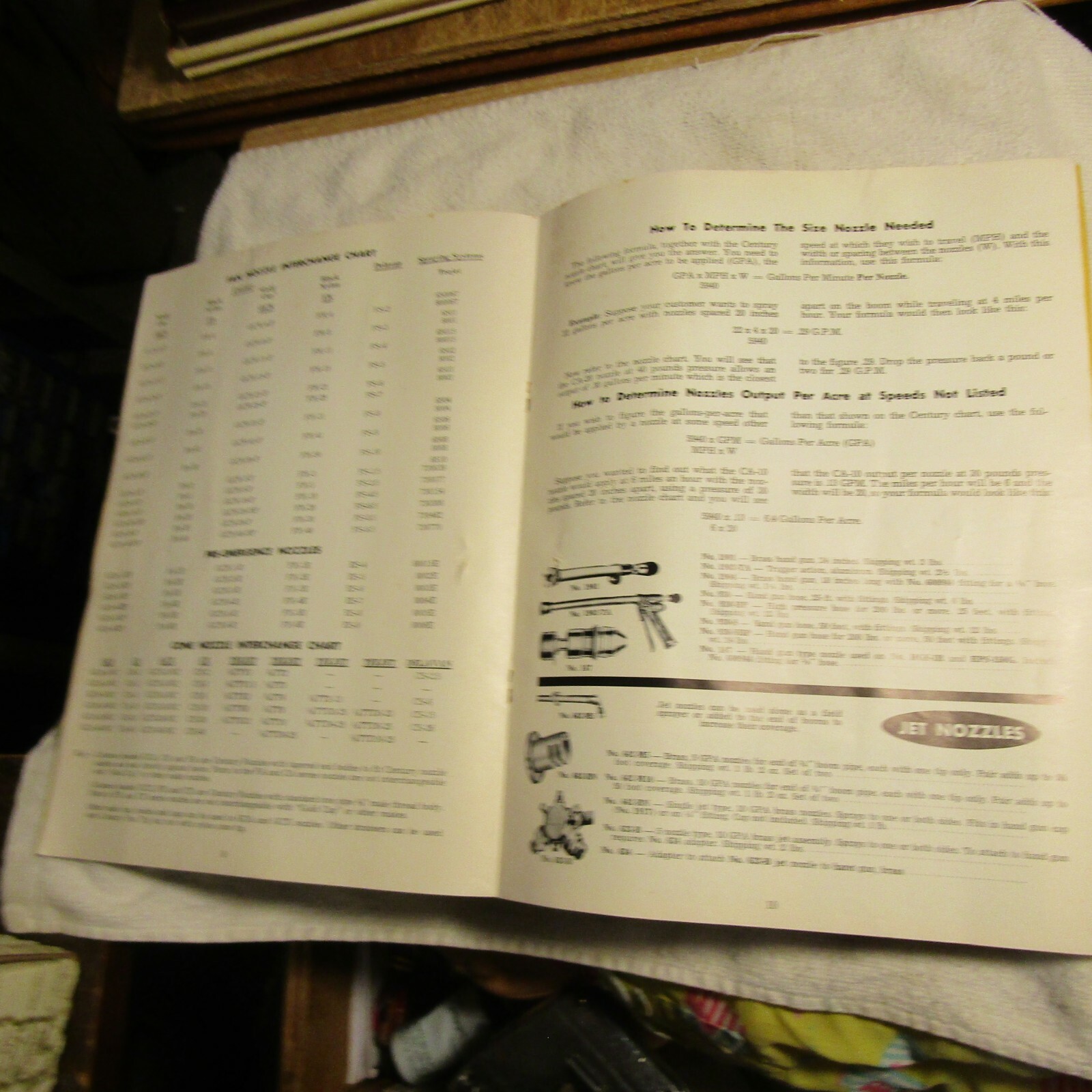 Vintage The Century Engineering Line Farm Spray Unit Instruction Booklet