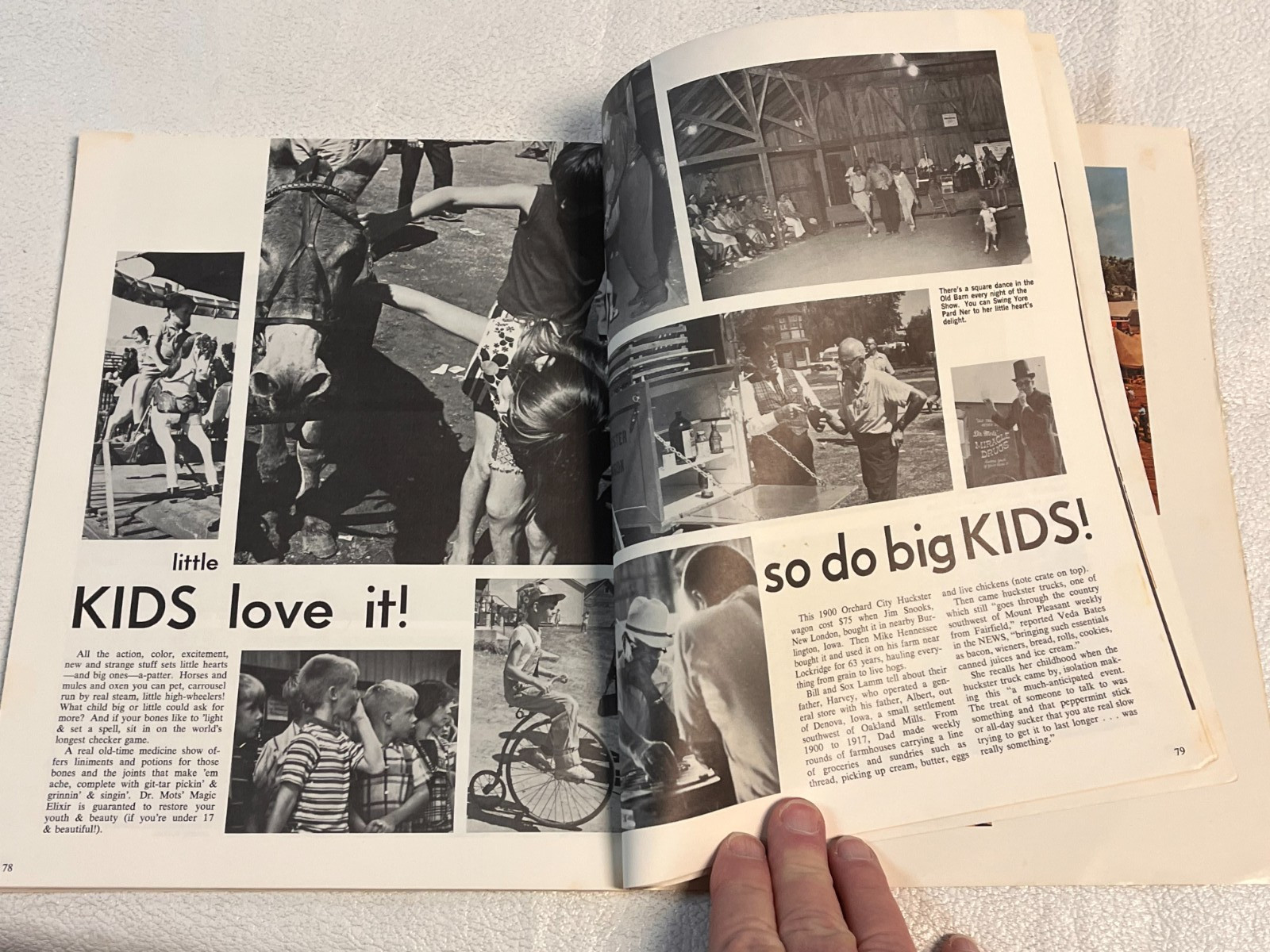 vintage Old Threshers of Iowa Program – Book Undated Softsided Book