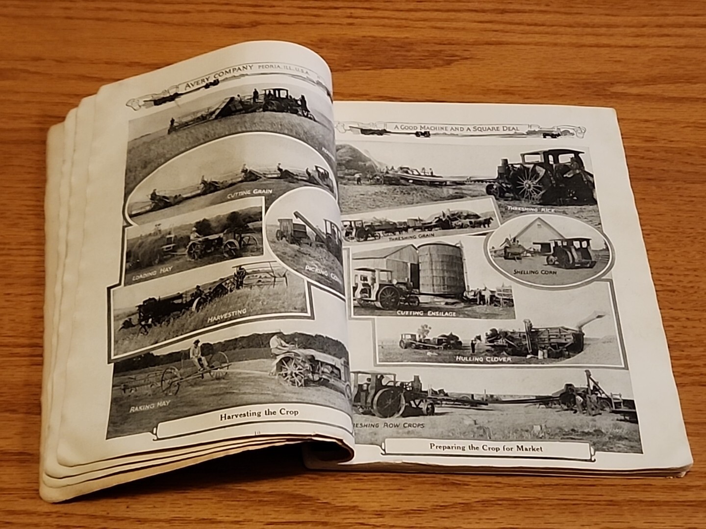 1921 Avery Engine Thrasher Tractor Dealer Catalog Brochure Peoria IL 96 Pages
