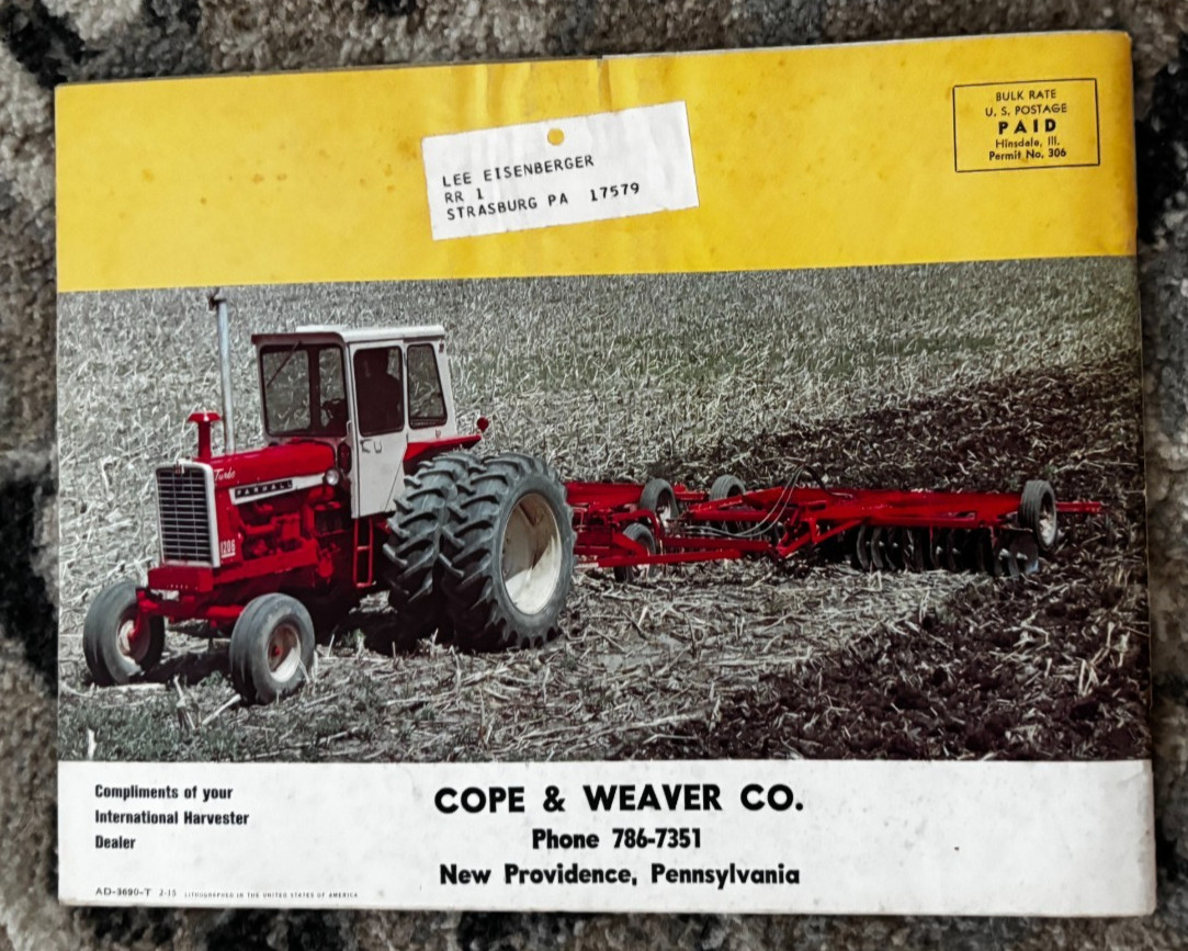 International Harvester Buyers Guide For Summer & Fall 1967 Brochure DCPA26