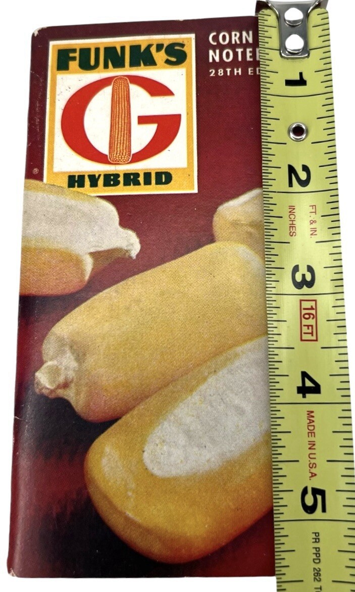 Funks Hybrid Corn Data Notebook 28th Edition 1966 New ZIA IIII Info Booklet