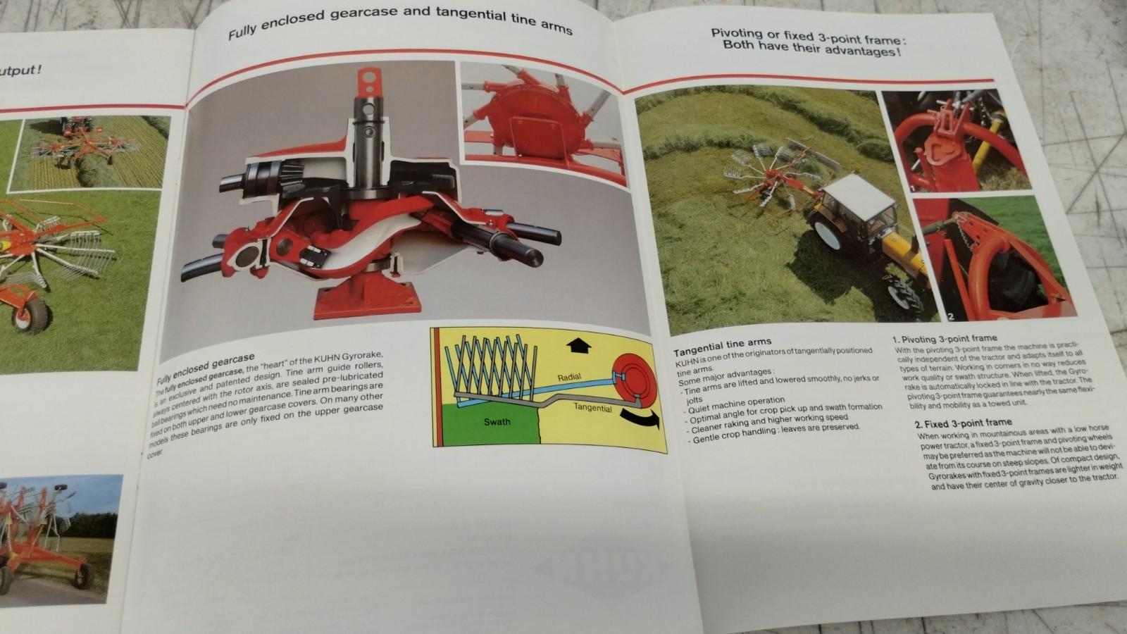 1991 Kuhn GA Gyrorakes Dealer&rsquo;s Brochure 91.04.004.4.91