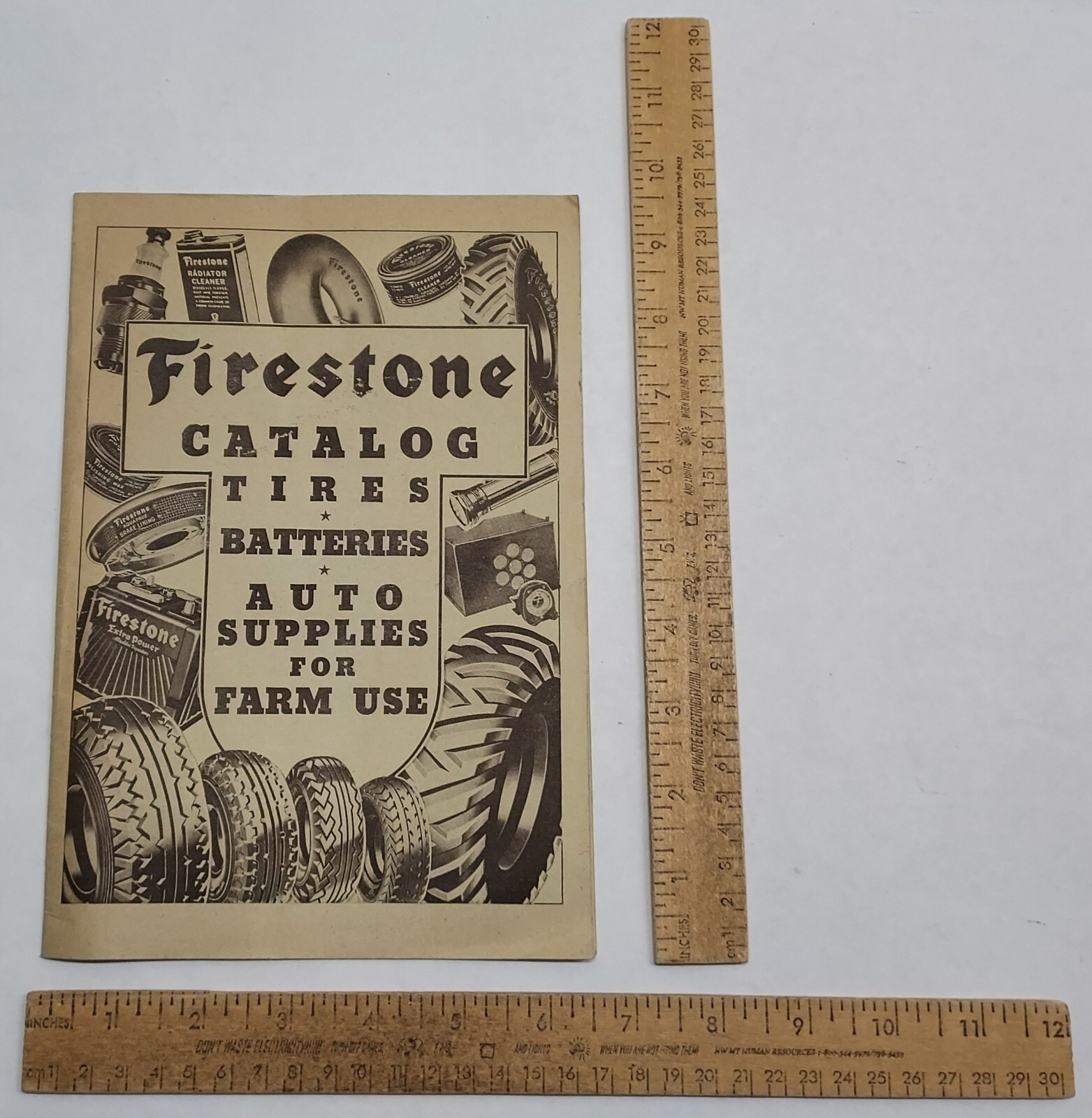 1935 – Firestone CATALOG – TIRES – AUTO SUPPLIES For FARM USE – listing #7373