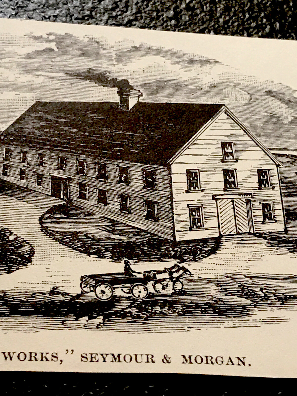 1889 The Old Globe Works – Seymour & Morgan Engraving Advertising