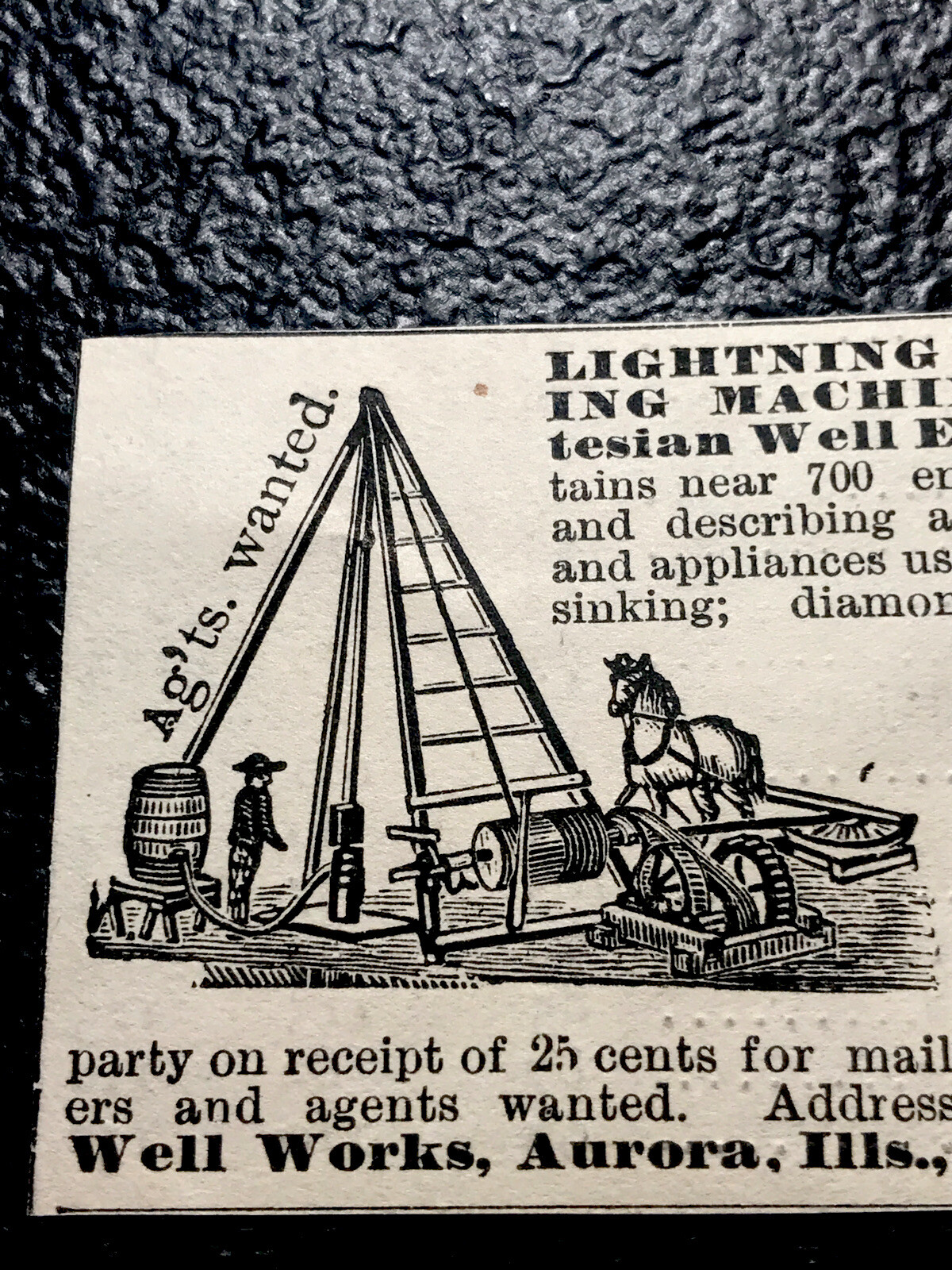 1886 The American Well Works Farm Advertising – Aurora – Illinois