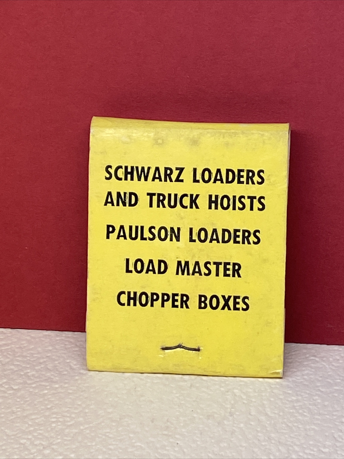 3 unused Matchbooks Wilber Implement Schwarz Loaders Farm Centerville WI Wis