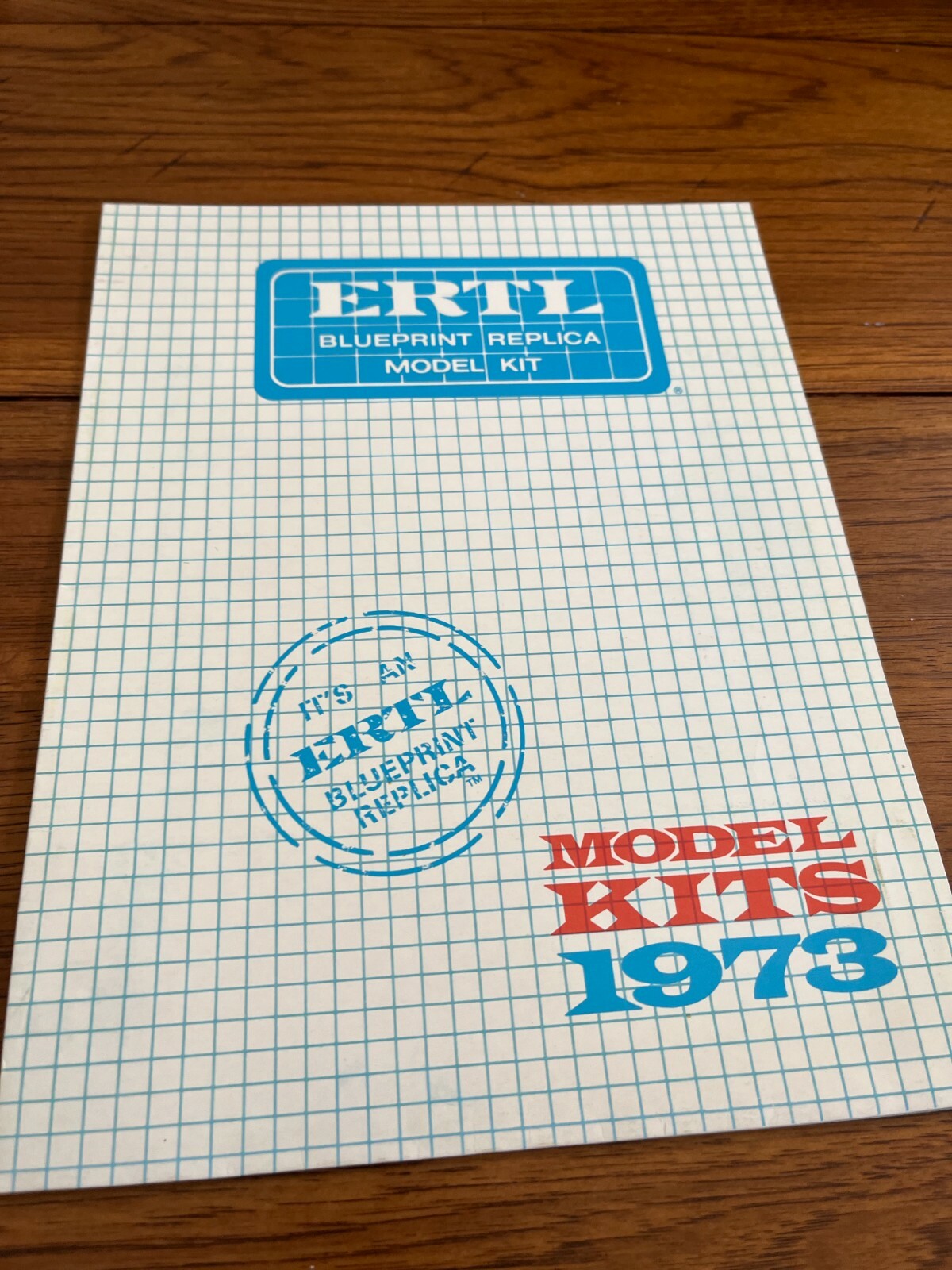 Ertl Toy Catalog For 1973 Model Kits Brochure FCCA Toy Farmer REPRODUCTION