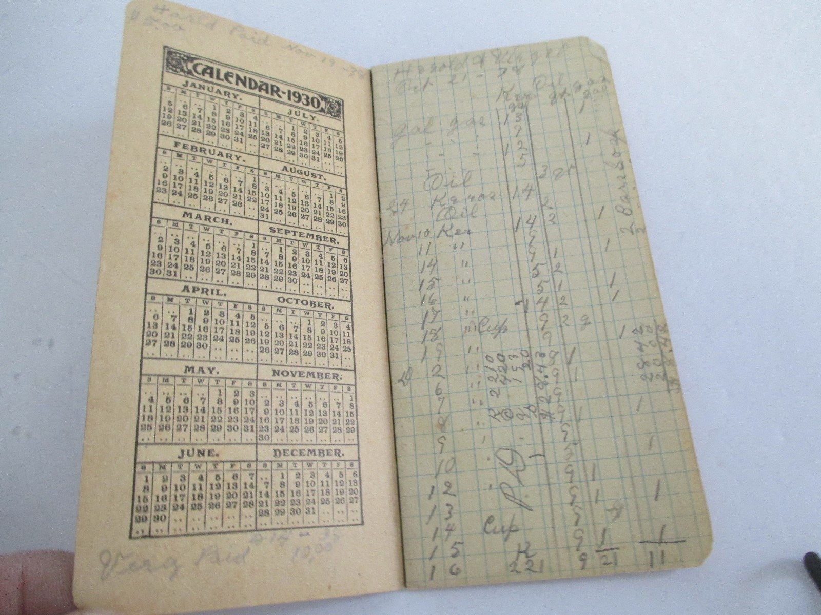 1930 ARMOUR FERTILIZER WORKS NOTEBOOK