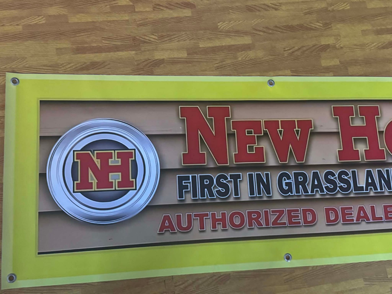 New Holland Farm Banner 80×20 Tractor Shop Mancavedecor Farm Equipment Decor