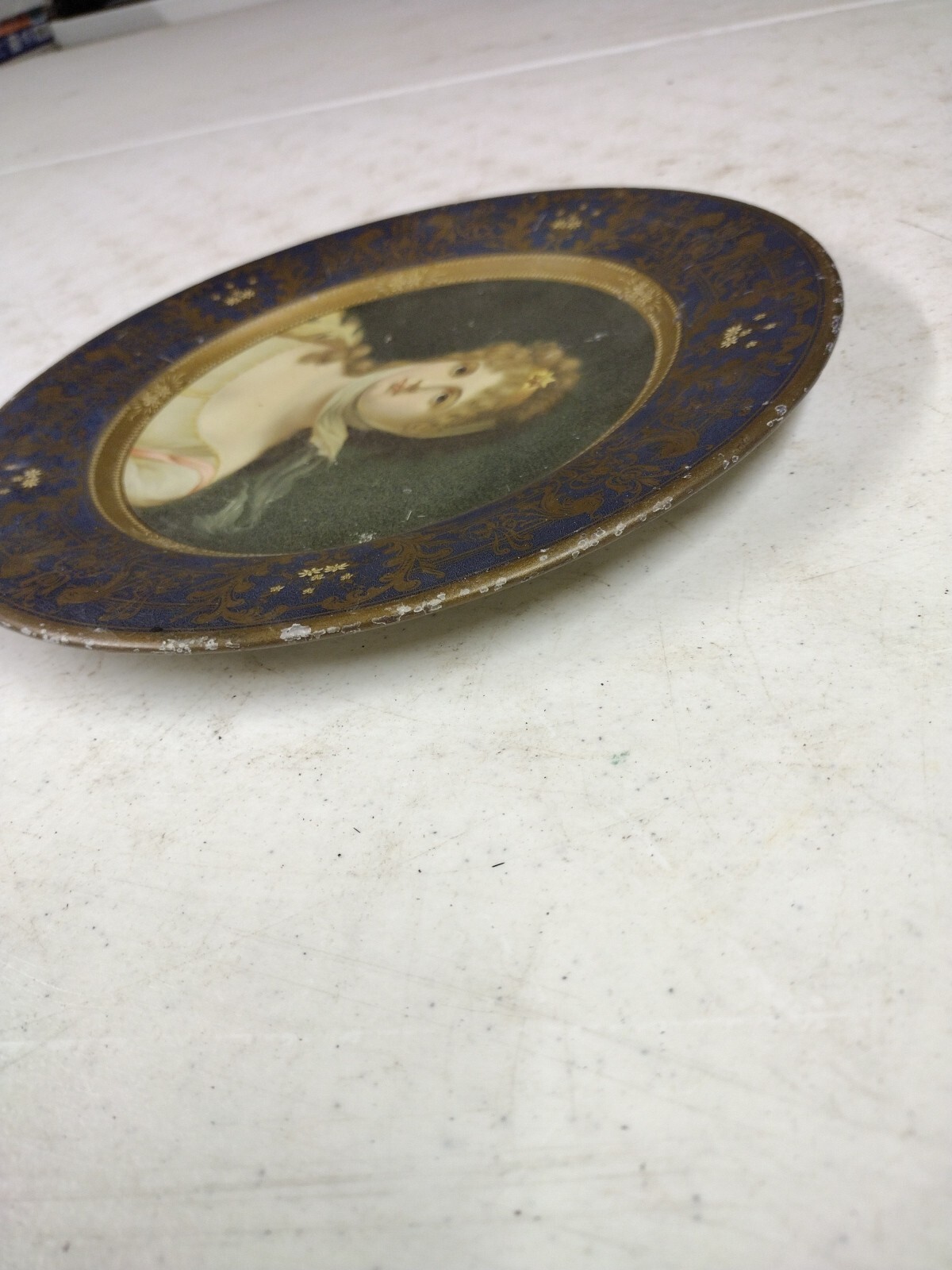 Antique Emerson-Newton Co. Kansas City MO Implement Advertising Vienna Art Plate