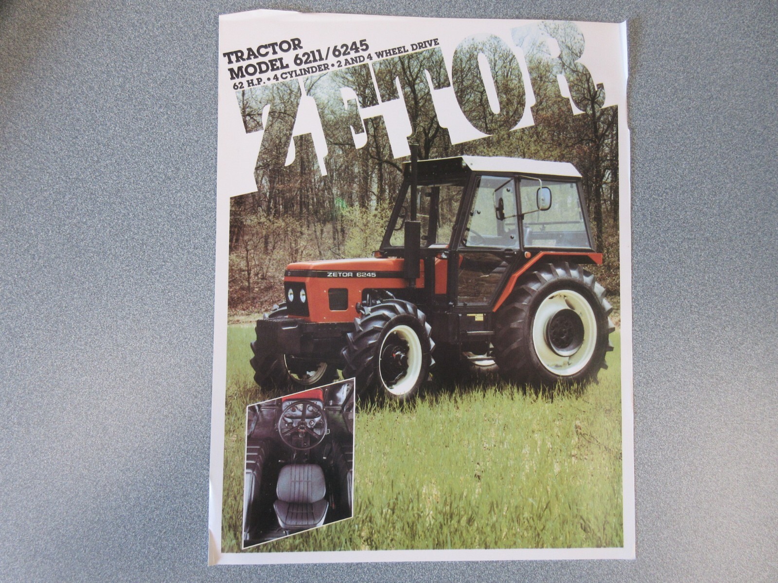 Zetor 6211 & 6245 Tractor Brochure 2 Page