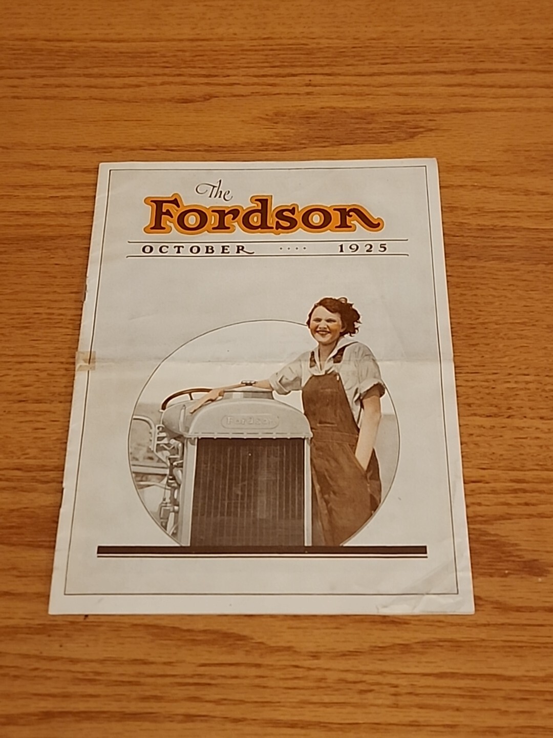 The Fordson Magazine October 1925 Vintage Original