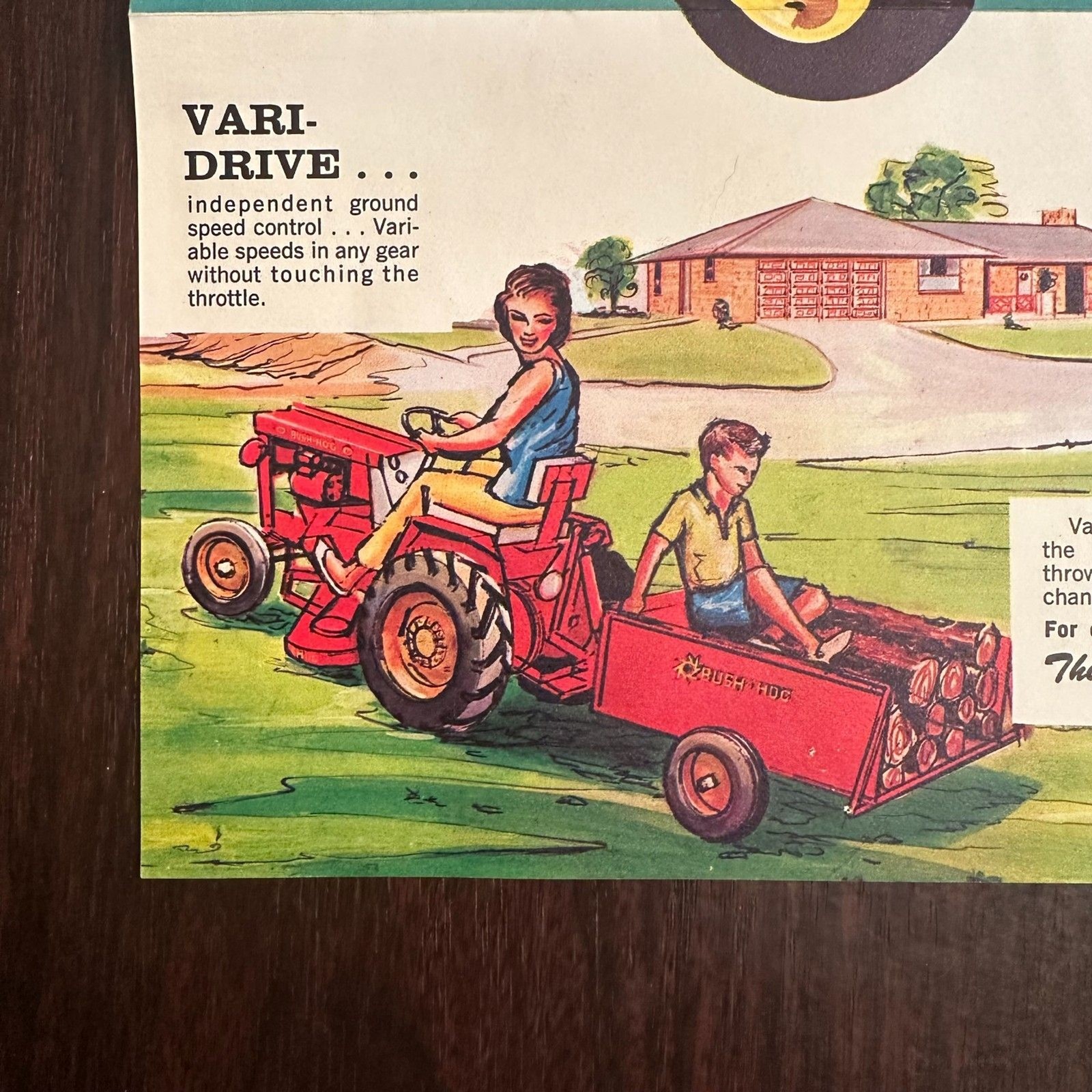 1967 Bush Hog Little Giants Tractor Brochure & Sales Letter | VTG Farm Ephemera