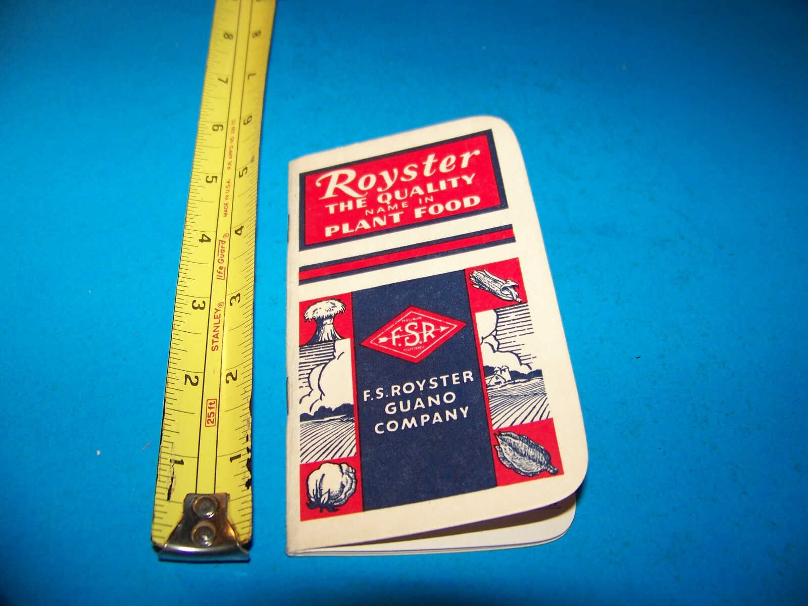 Royster Fertilizer « Daily Reminder » Memo Booklet 1957 F.S. Royster Guano Comp.