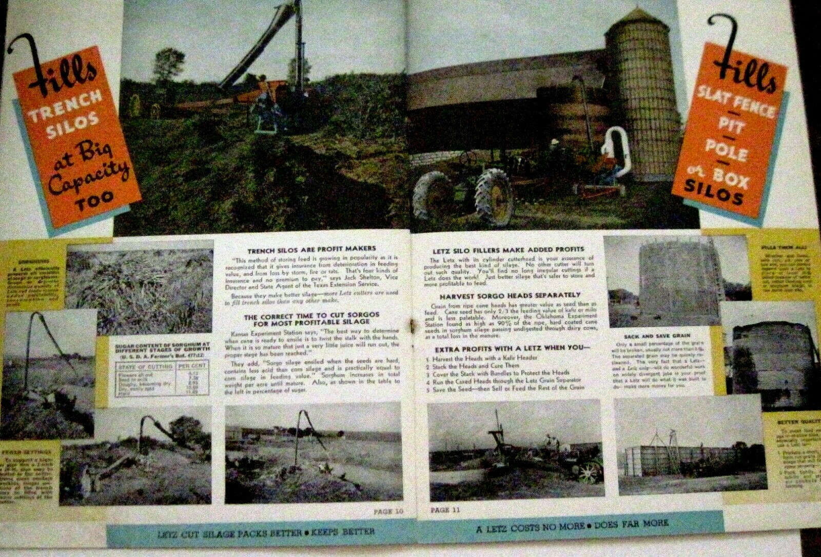 1939 Catalog « Letz » Farm Equipment w/ (4) Pamphlets – Describes Cows Stomach *