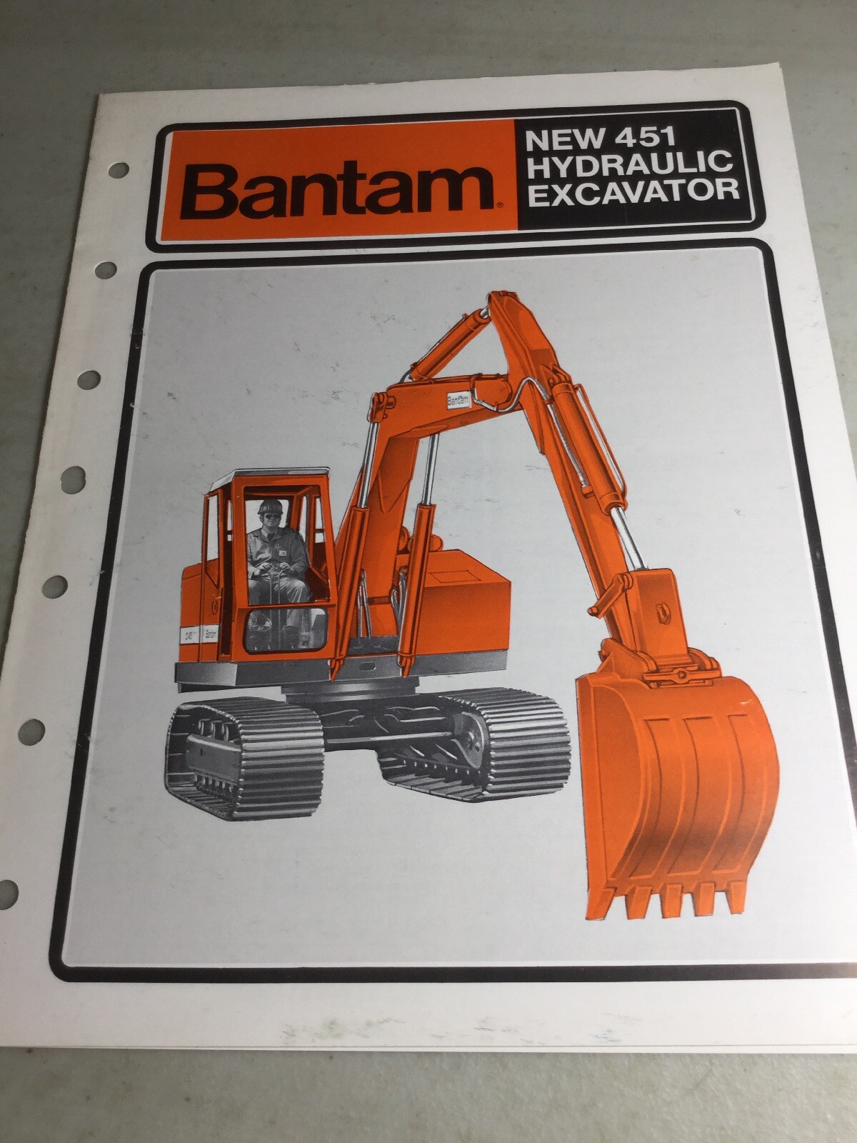 Bantam, Koehring 451 Excavator Sales Brochure, Literature