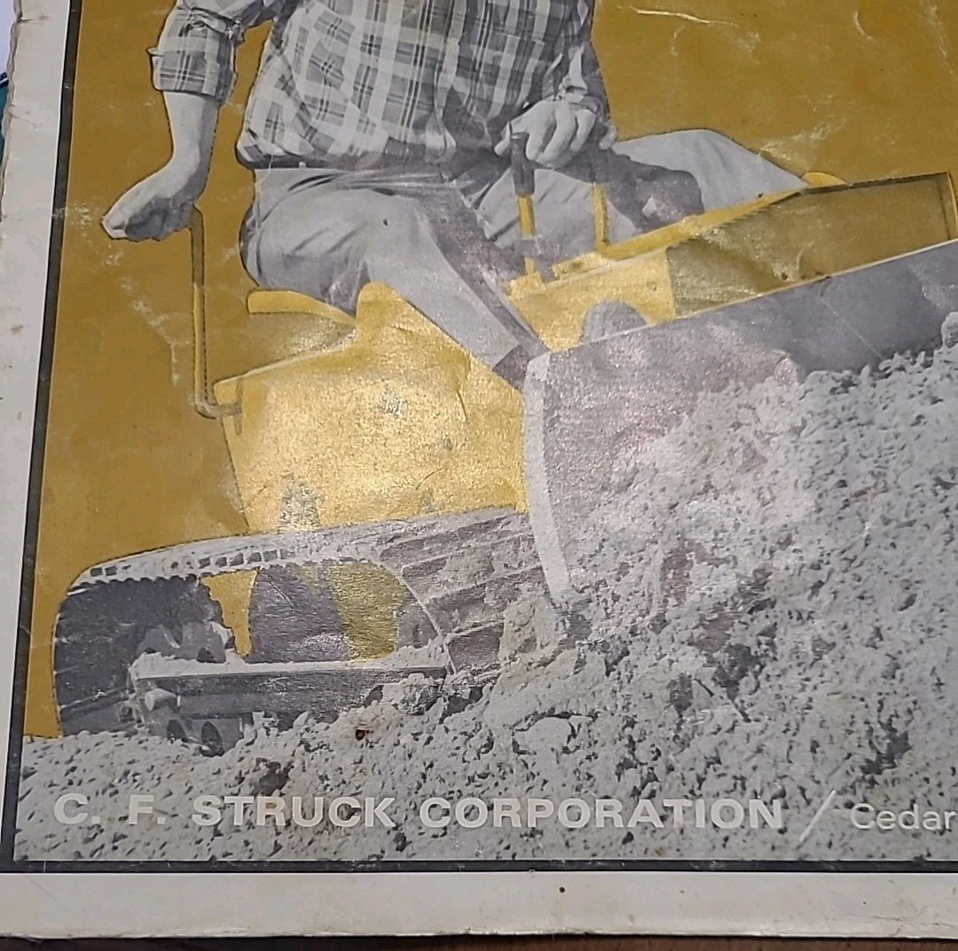 C.F. Struck Corporation Vintage Mini Dozer Brochure. Copyright 1968