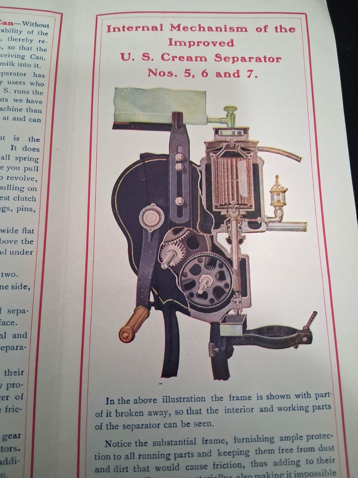 1906 U.S. Cream Separator Catalog Vermont Farm Machine Dairy Bellows Falls color