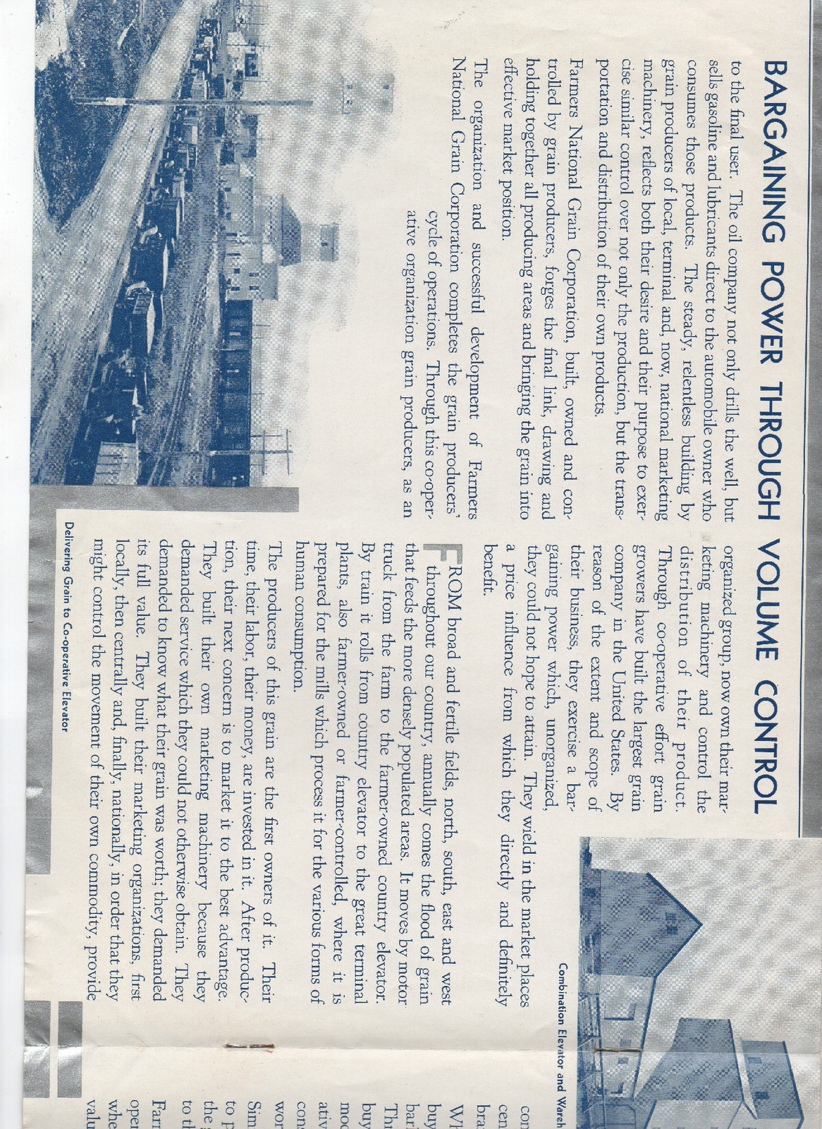 1933 Chicago World&rsquo;s Fair Co-Operative Grain Marketing Booklet Farming
