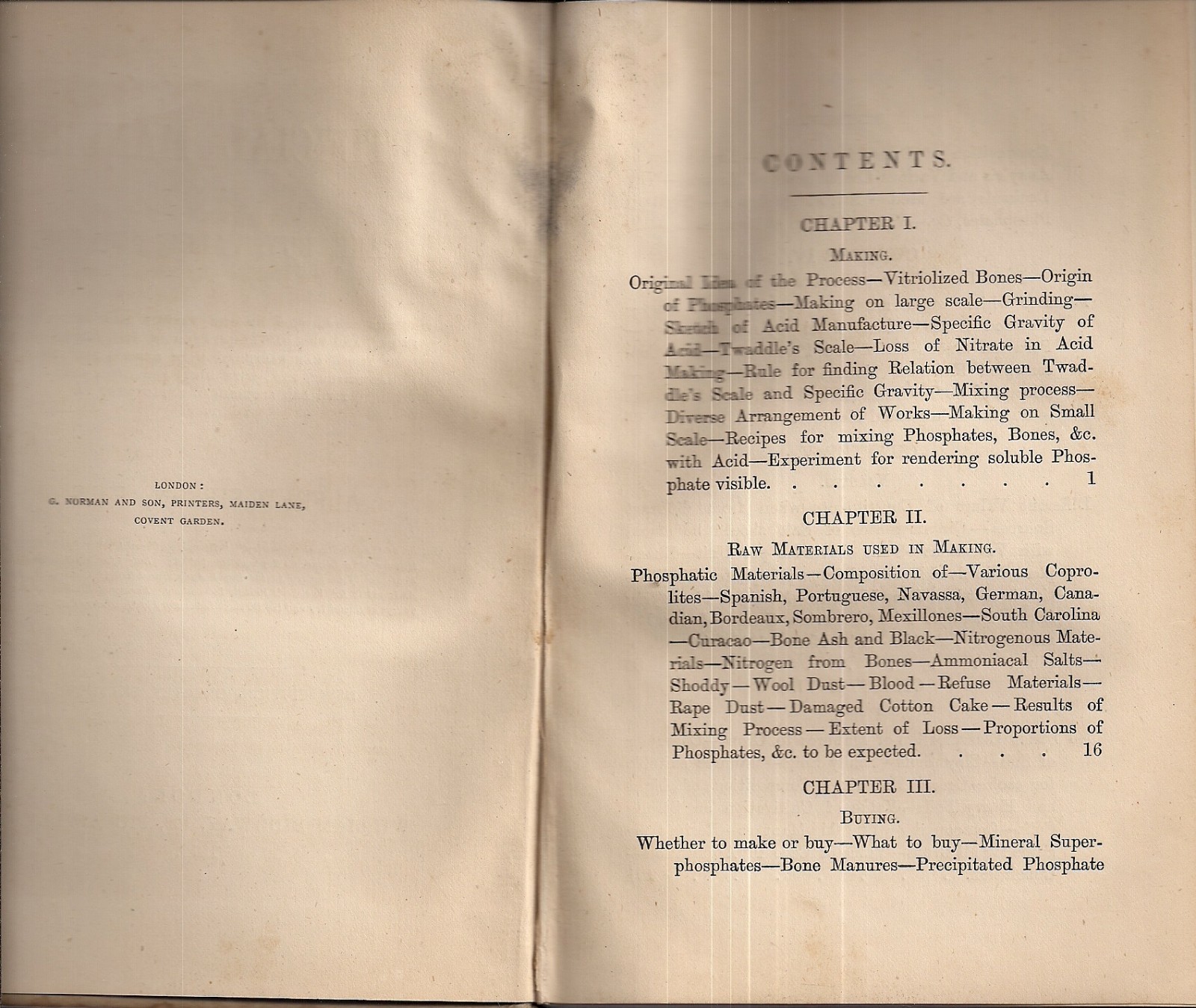 Artificial Manures Book-How To Make,Buy,Value,and Use-1878!!!