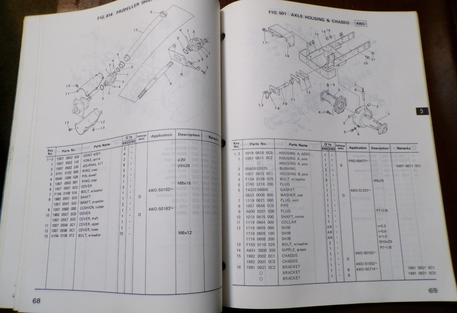 Mitsubishi MT180, MT180D Tractors Parts Catalog 1986