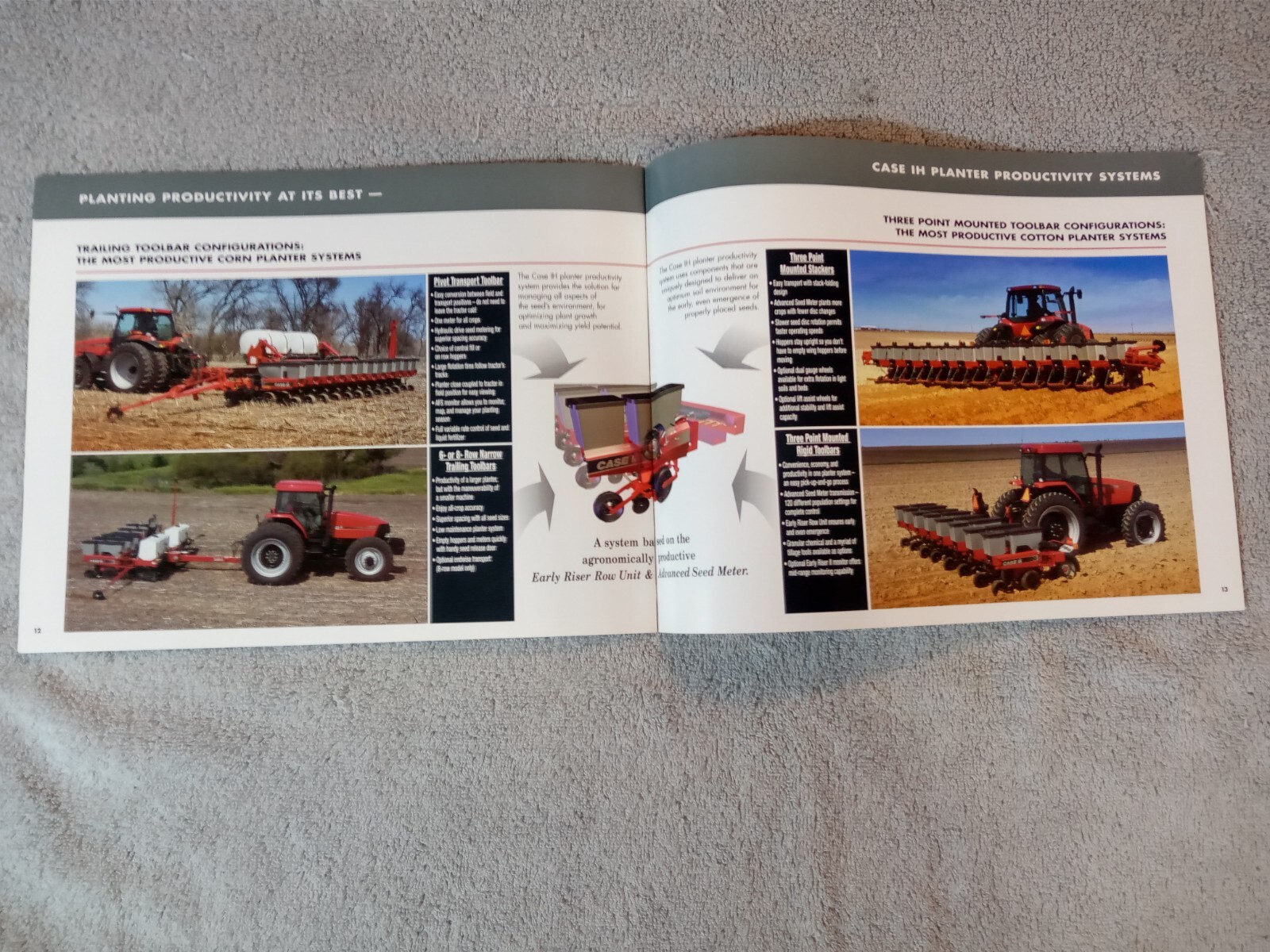 Case IH Planting Productivity System Sales Brochures. Lot Of 6. 2003-2004.