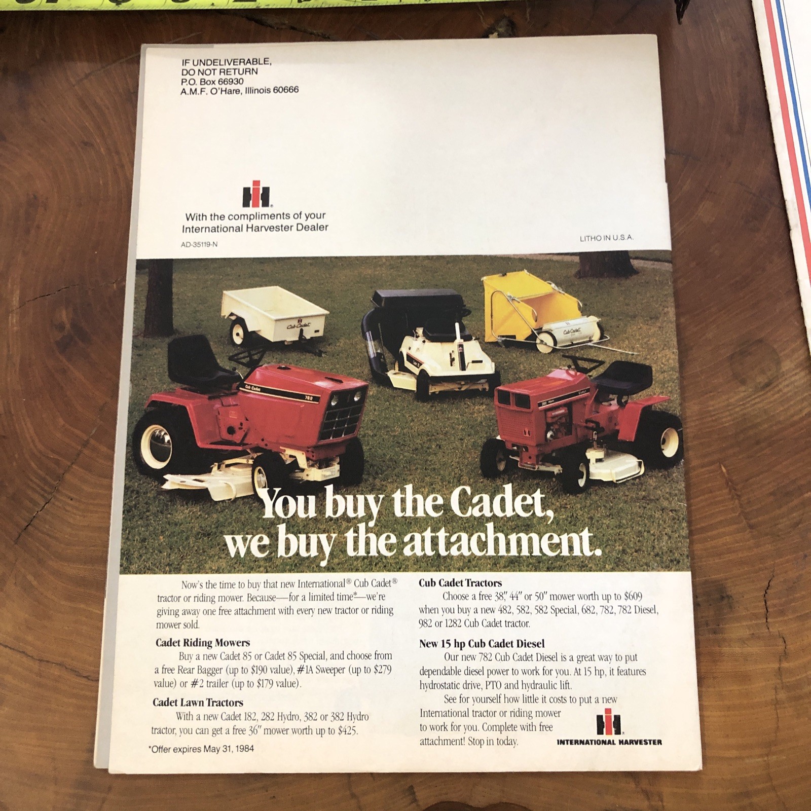 International Harvester Farm Forum Magazine Planning 1984 Brochure