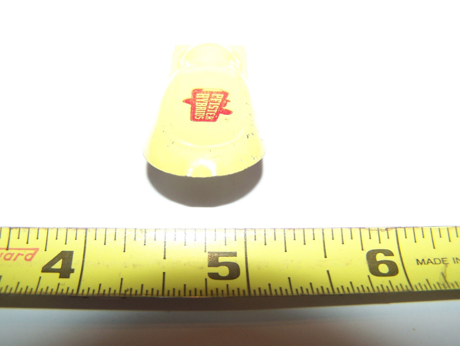 PFISTER HYBRIDS Seed Corn Metal Clicker Chirper Dealer Giveaway Farm NOS NICE!