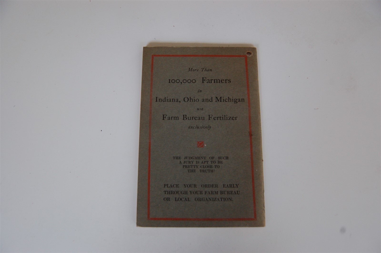 1927 Farm Record Book – Indiana Farm Bureau / Tennessee Copper