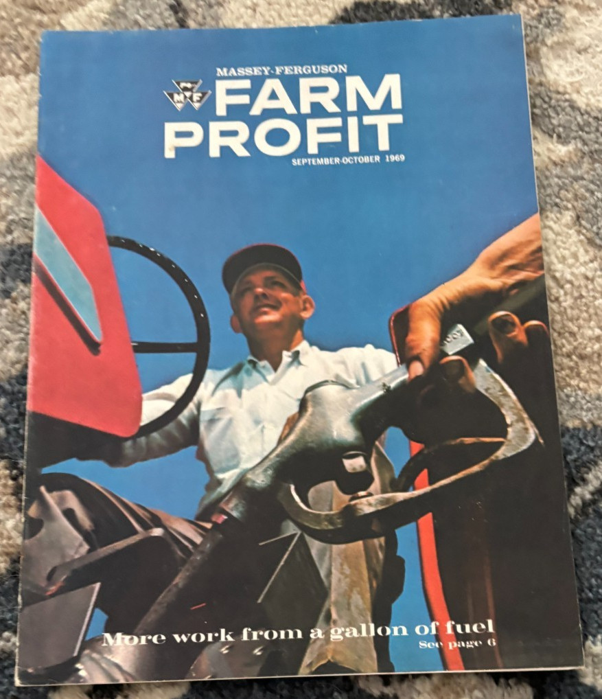 Massey Ferguson Farm Profit Magazine September-October 1969 Brochure DCPA26