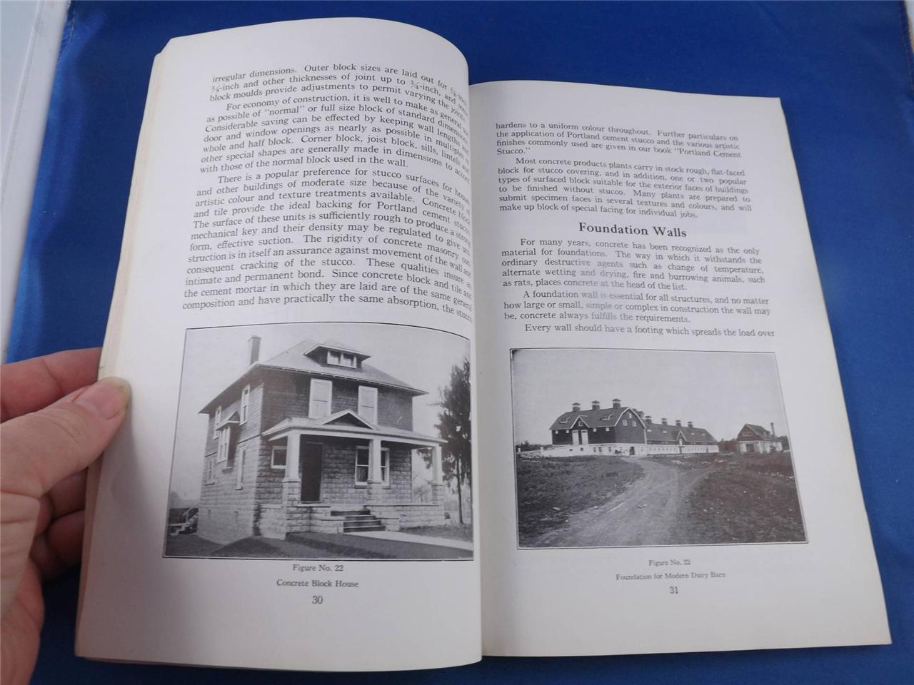 WHAT THE FARMER CAN DO WITH CONCRETE BOOK CANADA PORTLAND CEMENT CO. MONTREAL