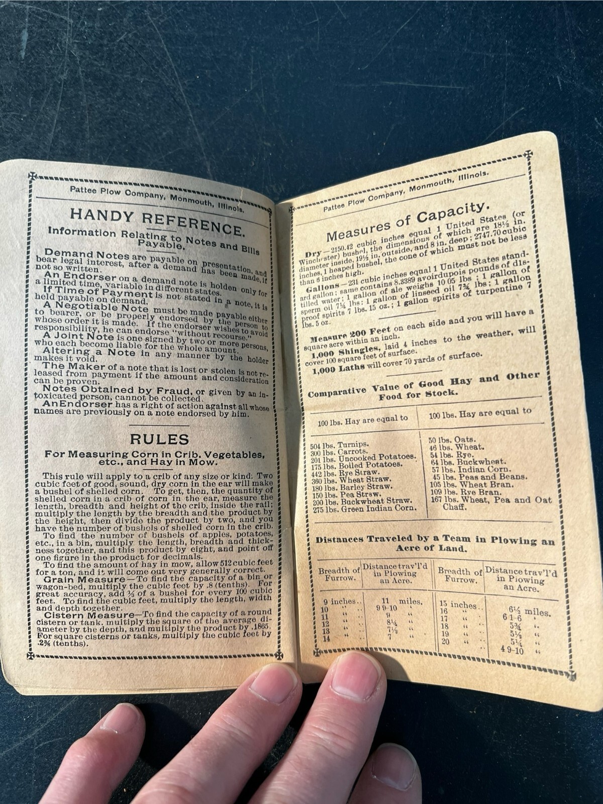 1900-1901 2 Horse Walking Cultivator booklet, PATTEE PLOW Co. Monmouth IL