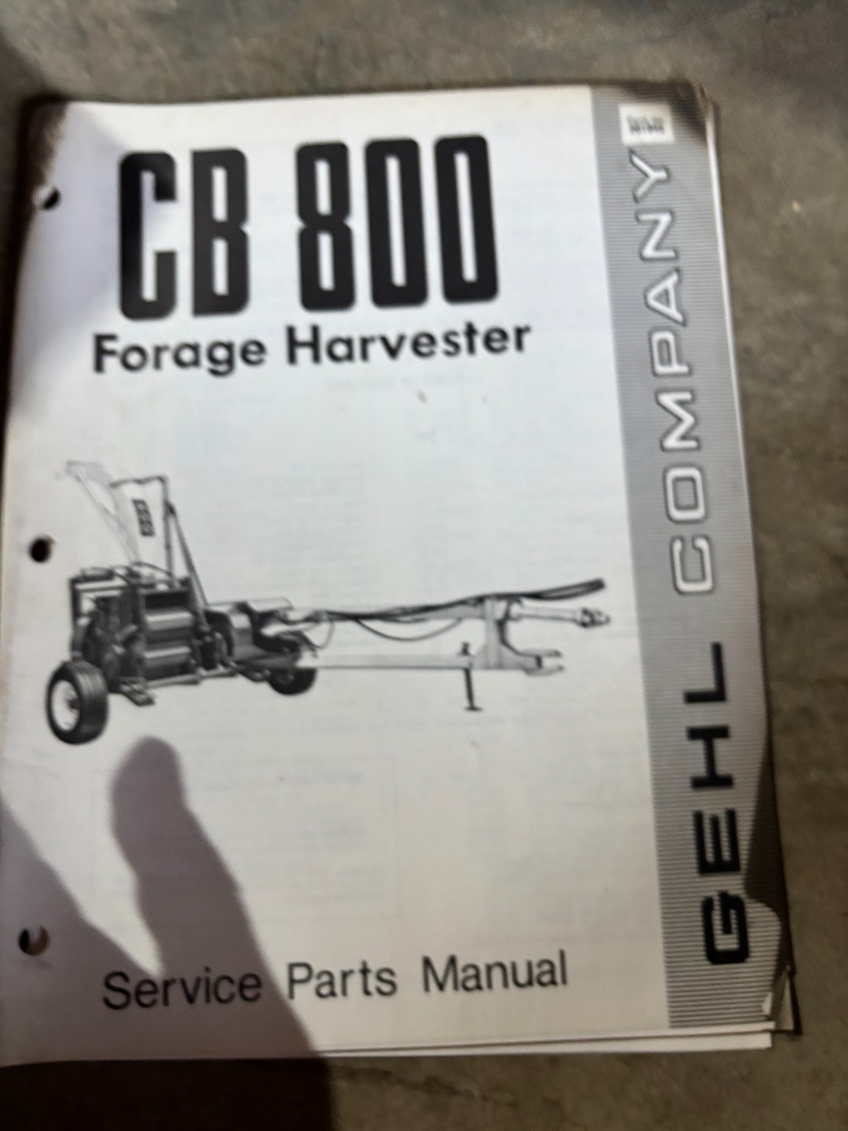 Gehl 800 Forage Harvester Parts Book Manual AMIL26