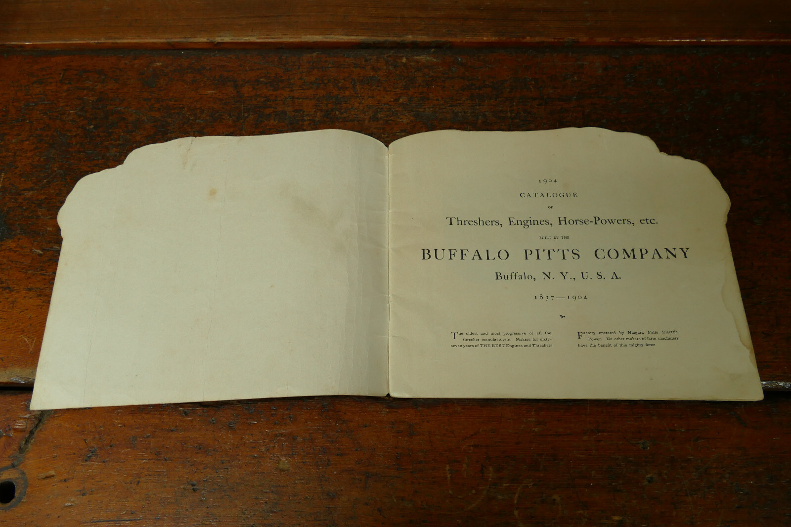 Antique 1904 Buffalo Pitts Farm Implement Catalog Threshers Buffalo NY