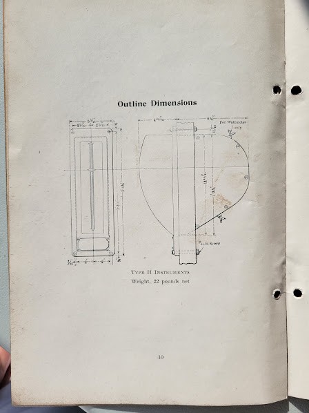 April 1906 Westinghouse Direct Current Voltmeters Ammeters Brochure Vintage Orig